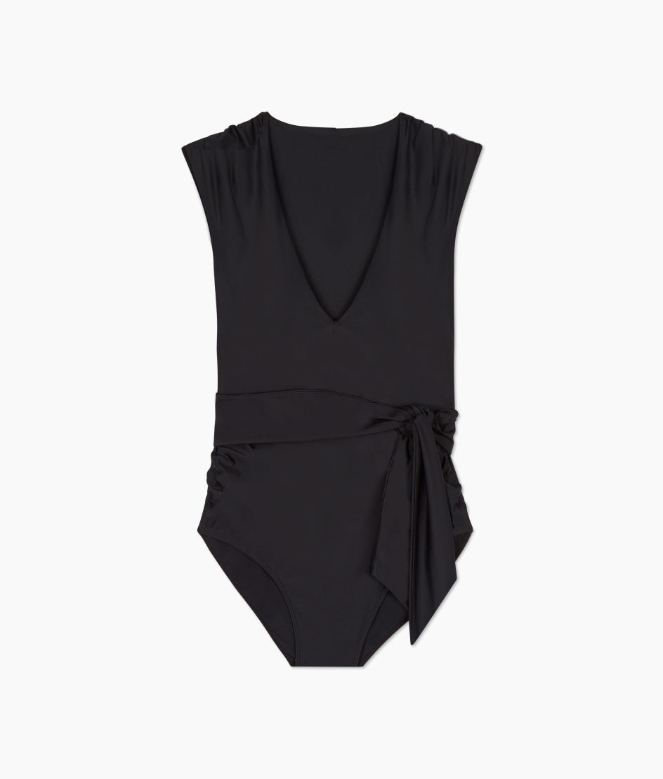 The Breaker Belted One-Piece - Sea Urchin