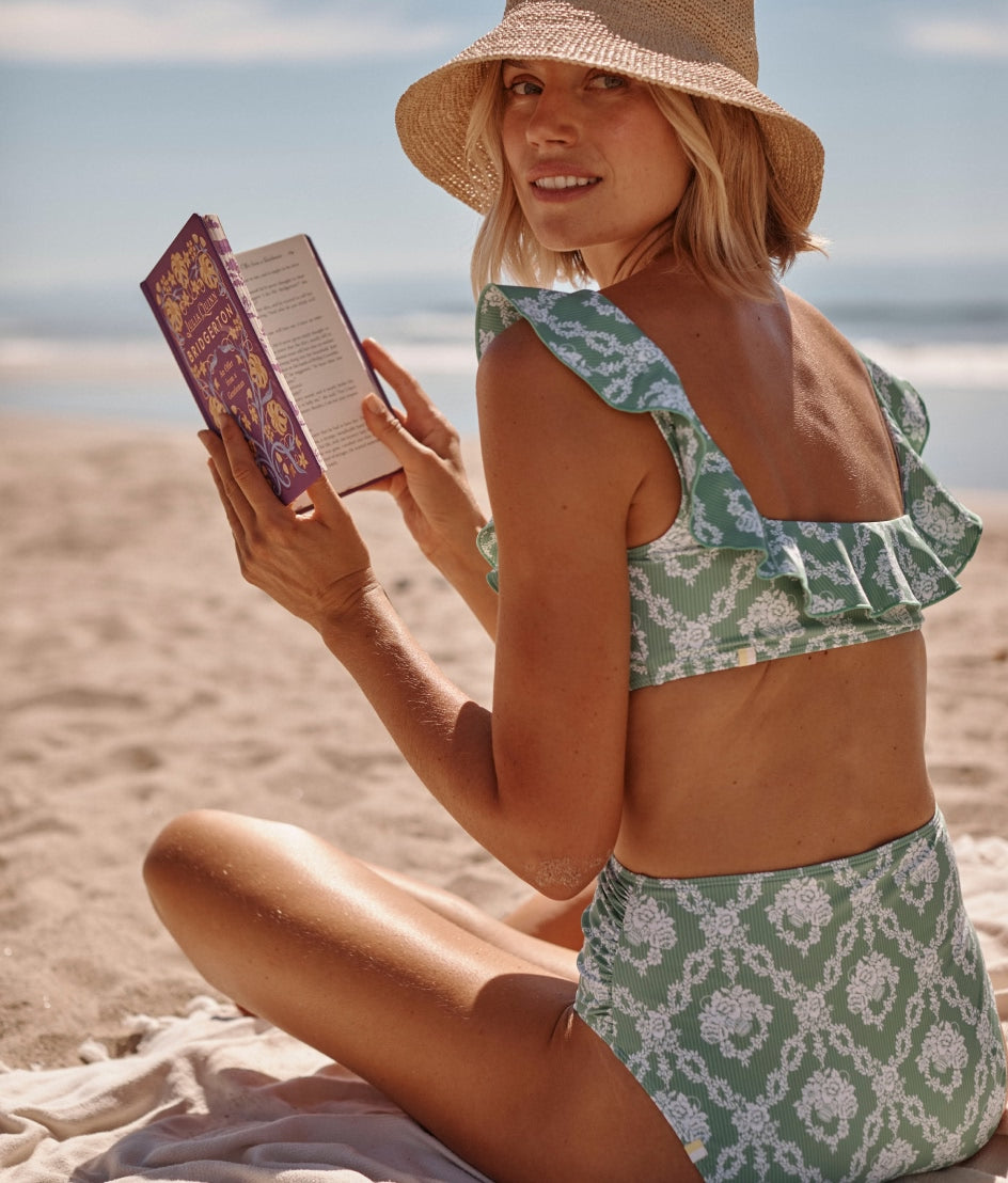 The Ruffle Starboard Bikini Top - Garland Hampers