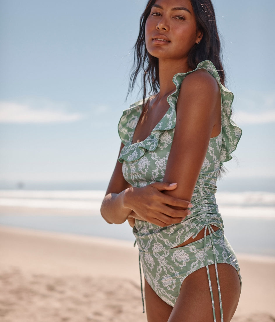 The Ruffle Starboard Tankini - Garland Hampers