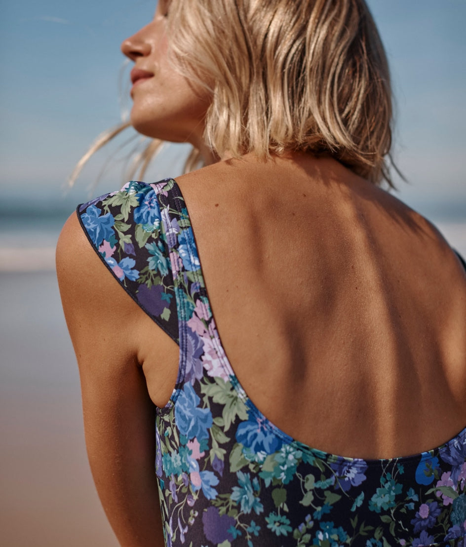 The Petal Sleeve One-Piece - Bouquet Carnival