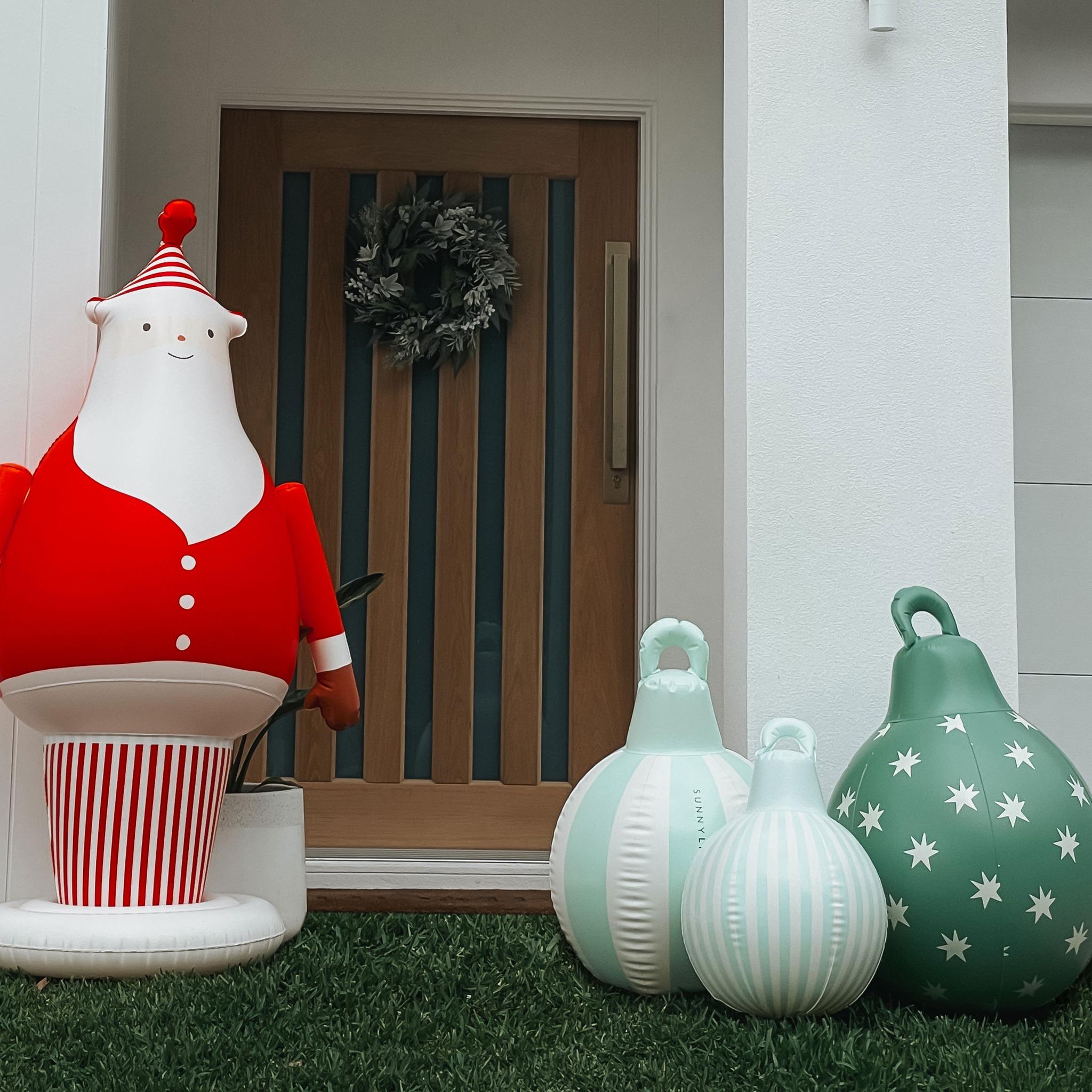 Light Up Inflatable Christmas Standing Santa Character