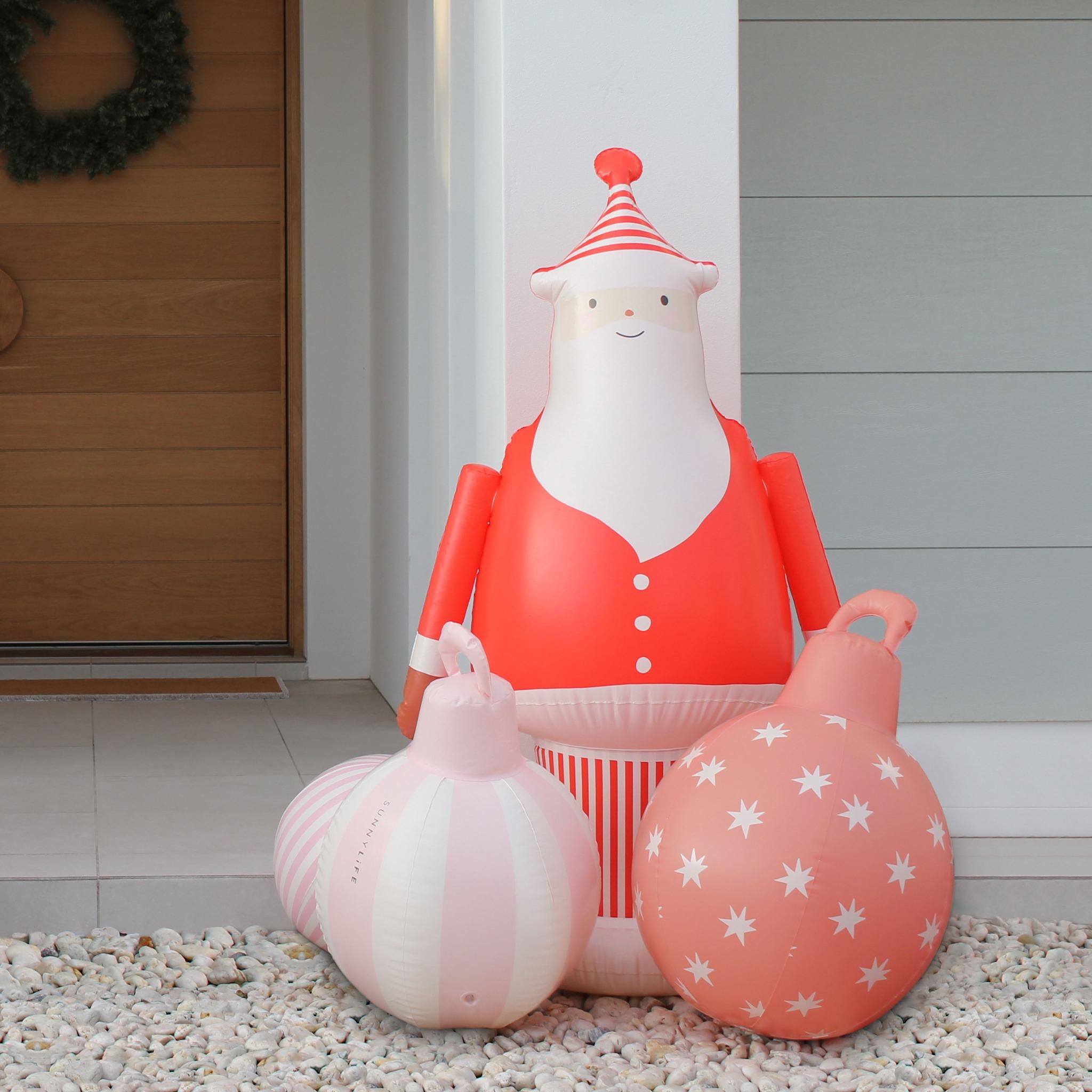 Light Up Inflatable Christmas Standing Santa Character