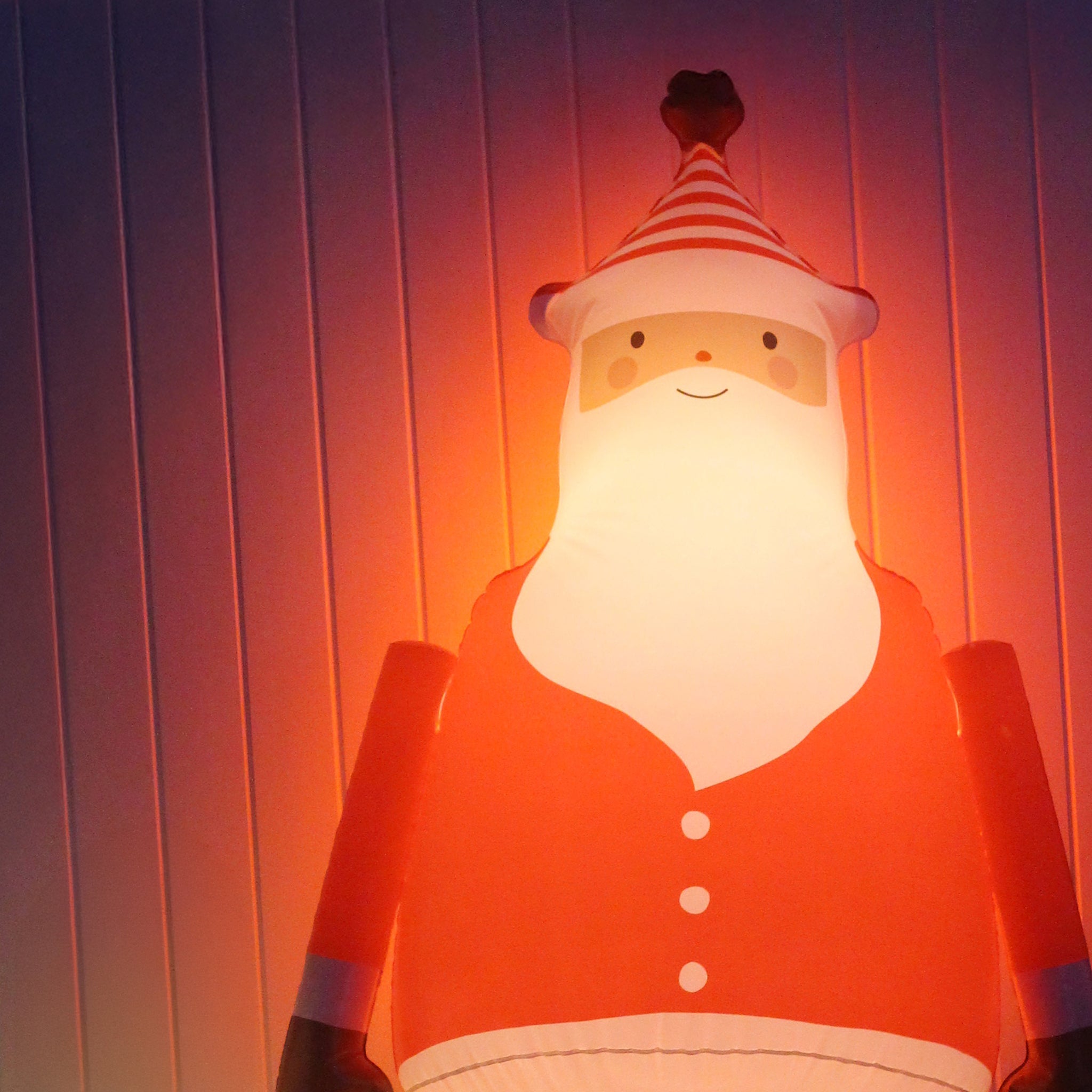 Light Up Inflatable Christmas Standing Santa Character