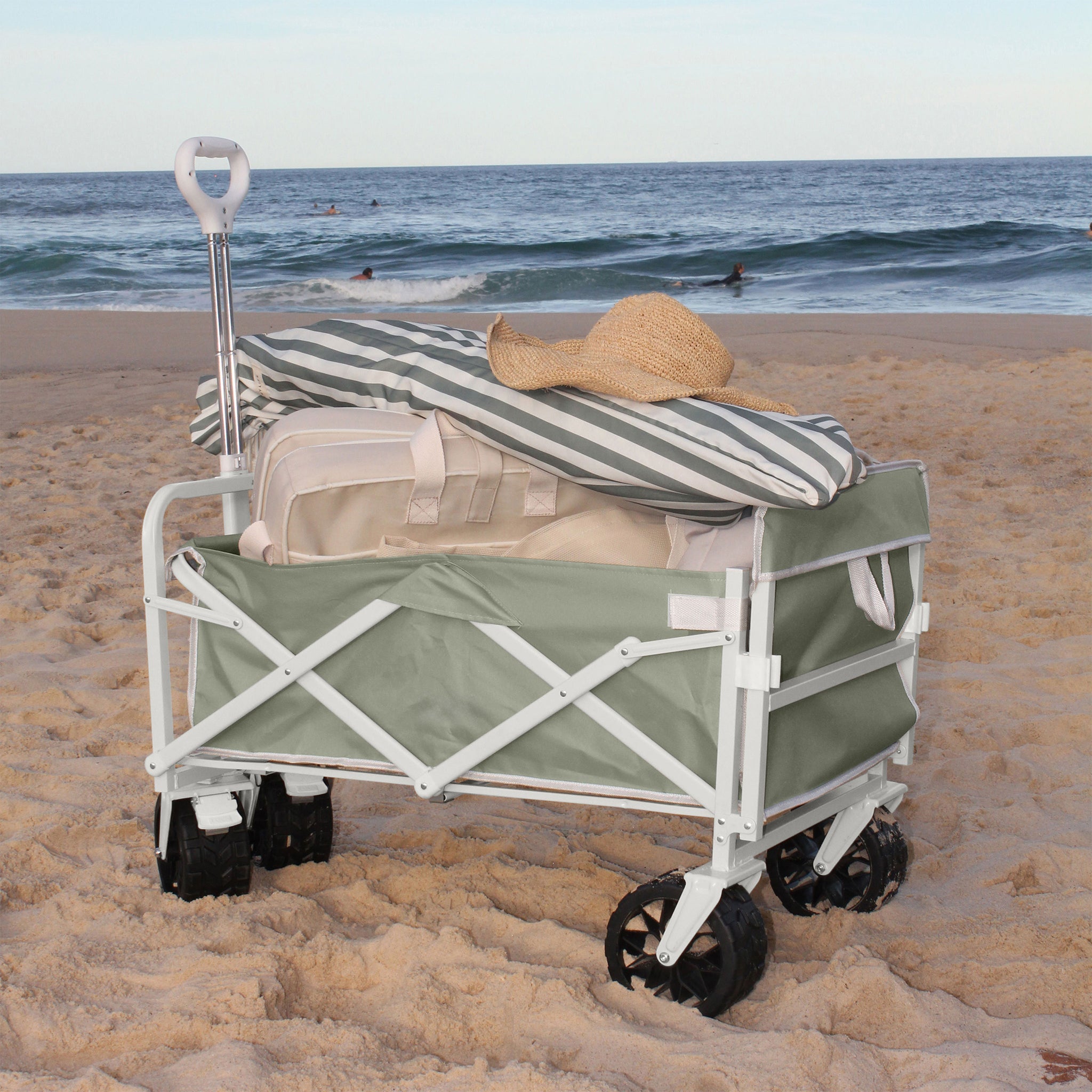 Beach Cart - Seagrass Sage