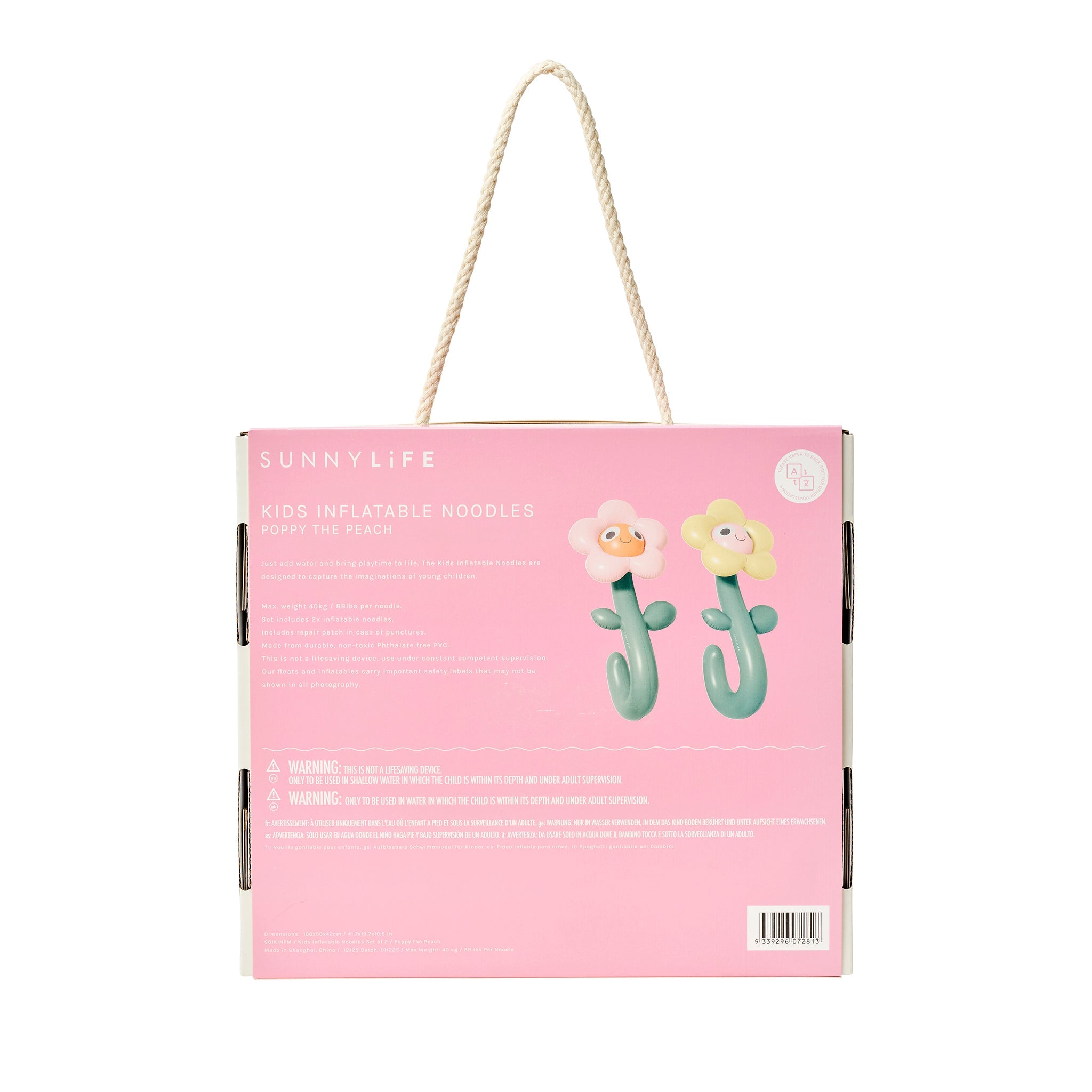 Kids Inflatable Noodle - Poppy the Peach Multi