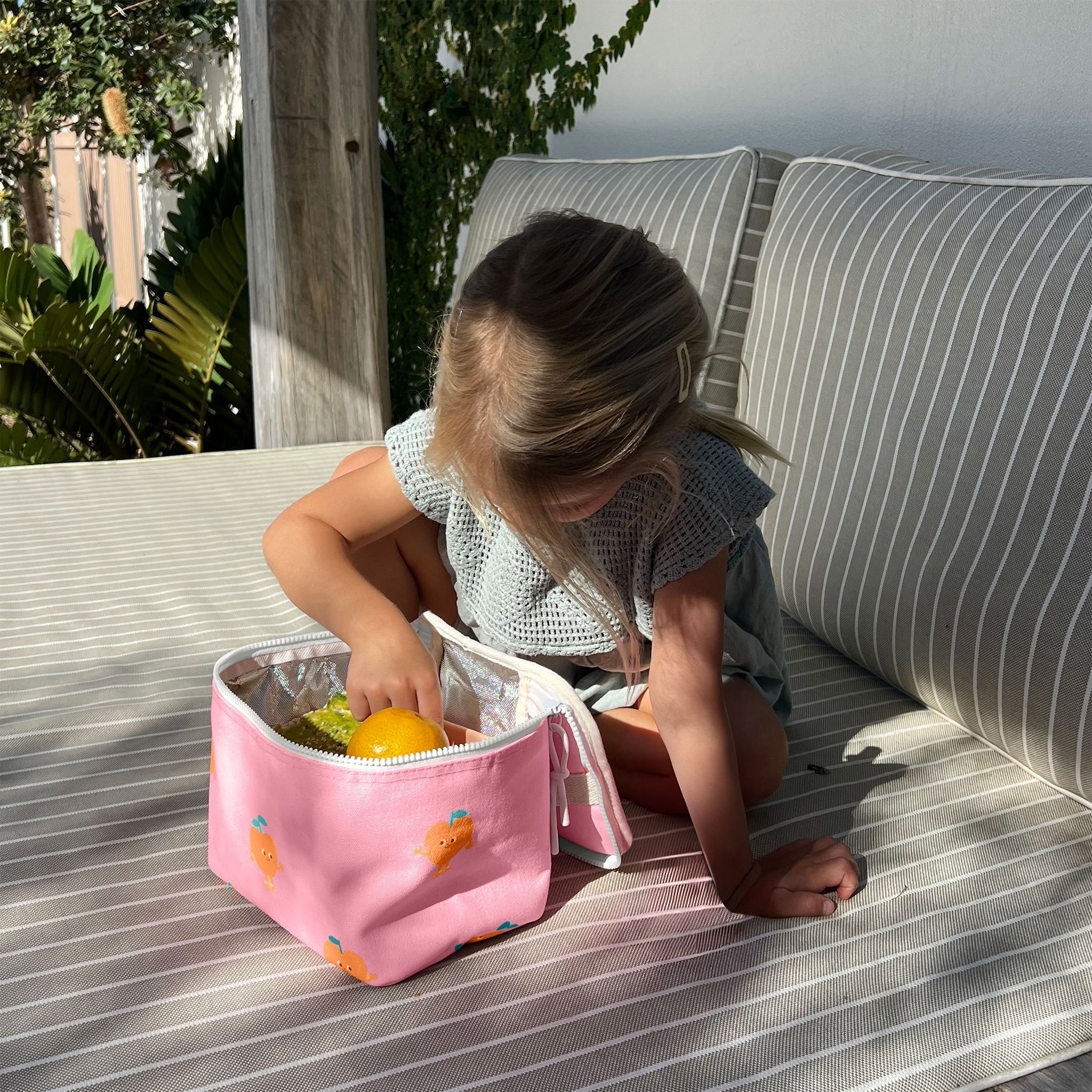 Kids Lunch Bag - Poppy the Peach Pink