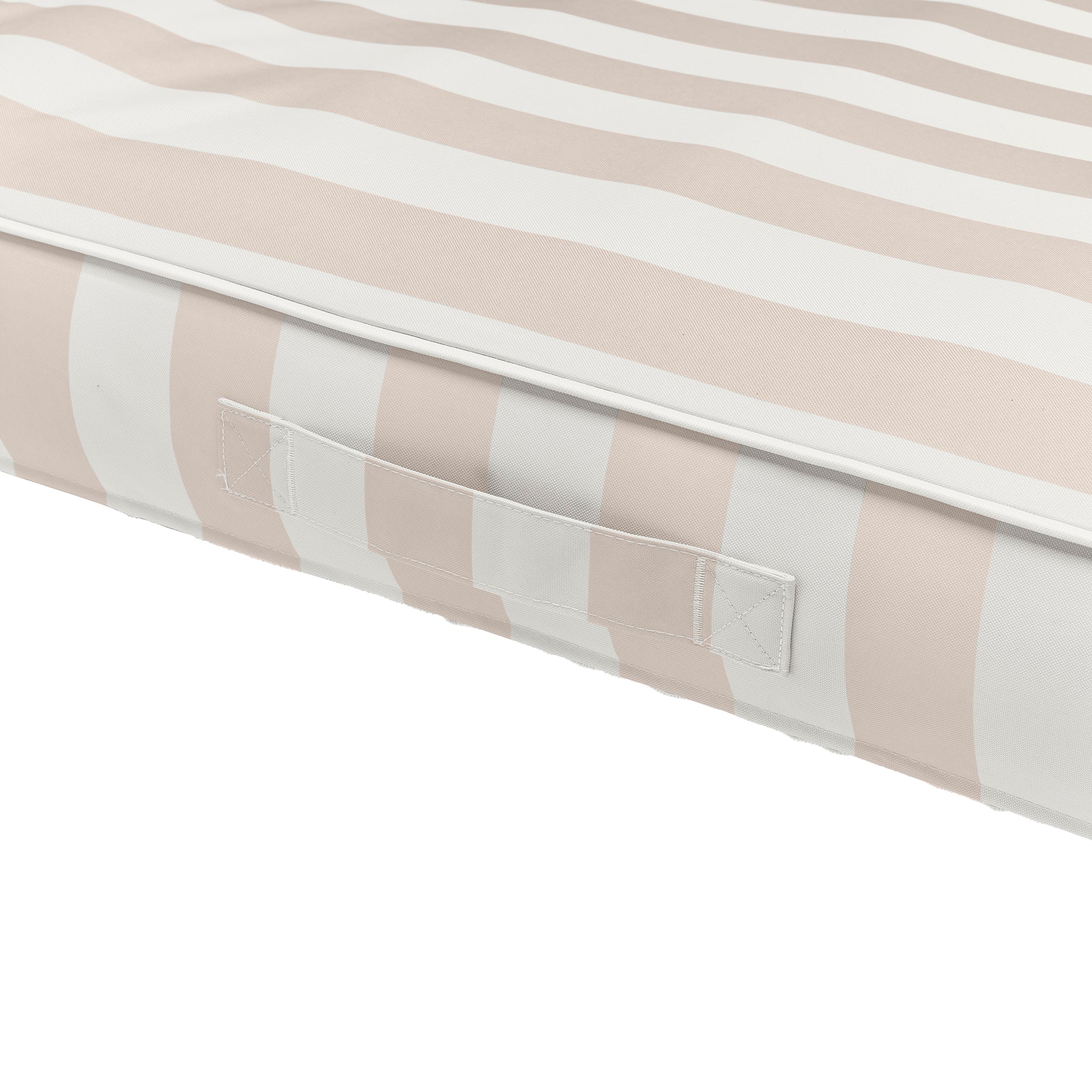 Luxe Double Lounger - Oyster Stripe