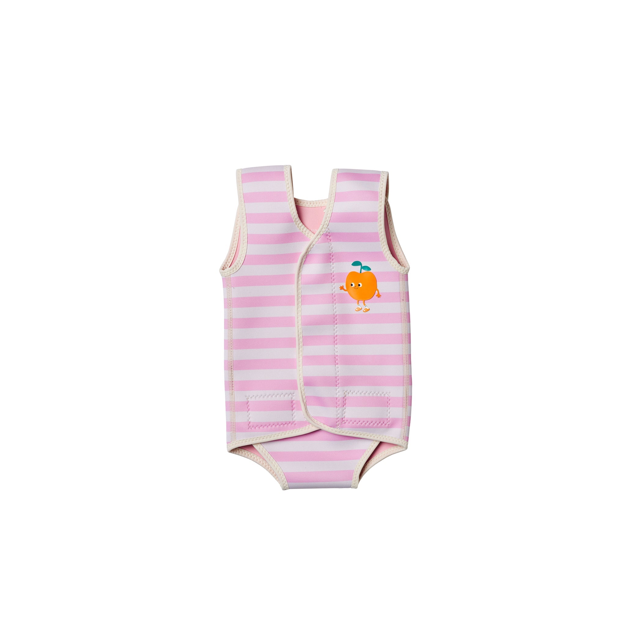 Baby Wetsuit - Poppy the Peach Pink Stripe