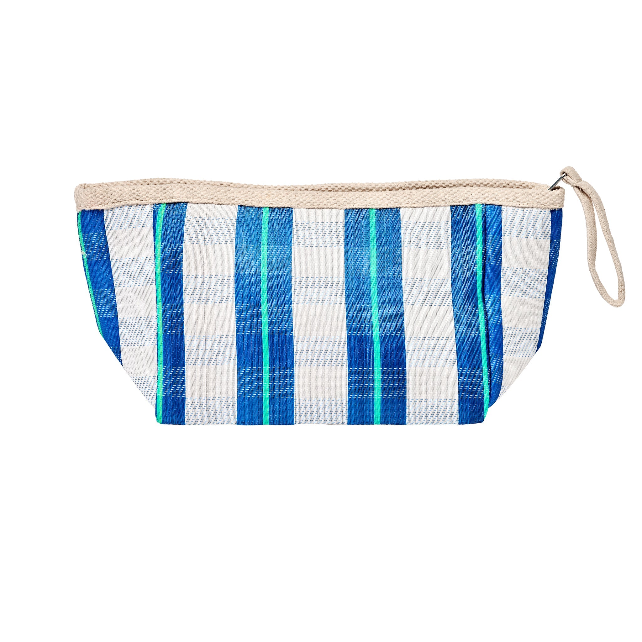 Beach Pouch - La Mer Blue Neon