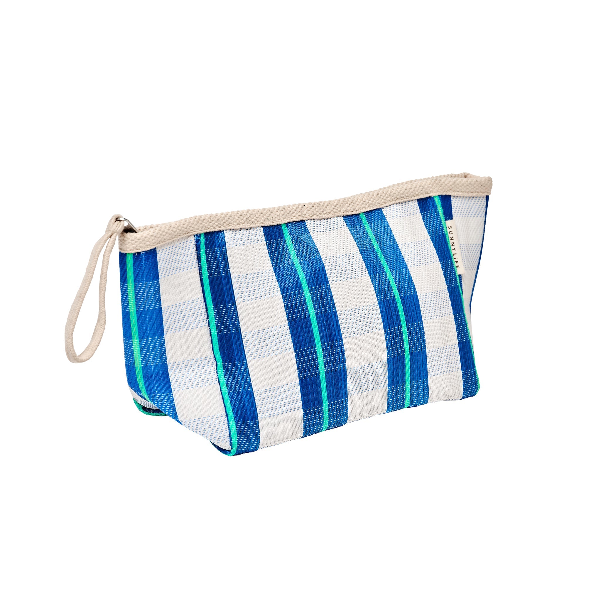 Beach Pouch - La Mer Blue Neon
