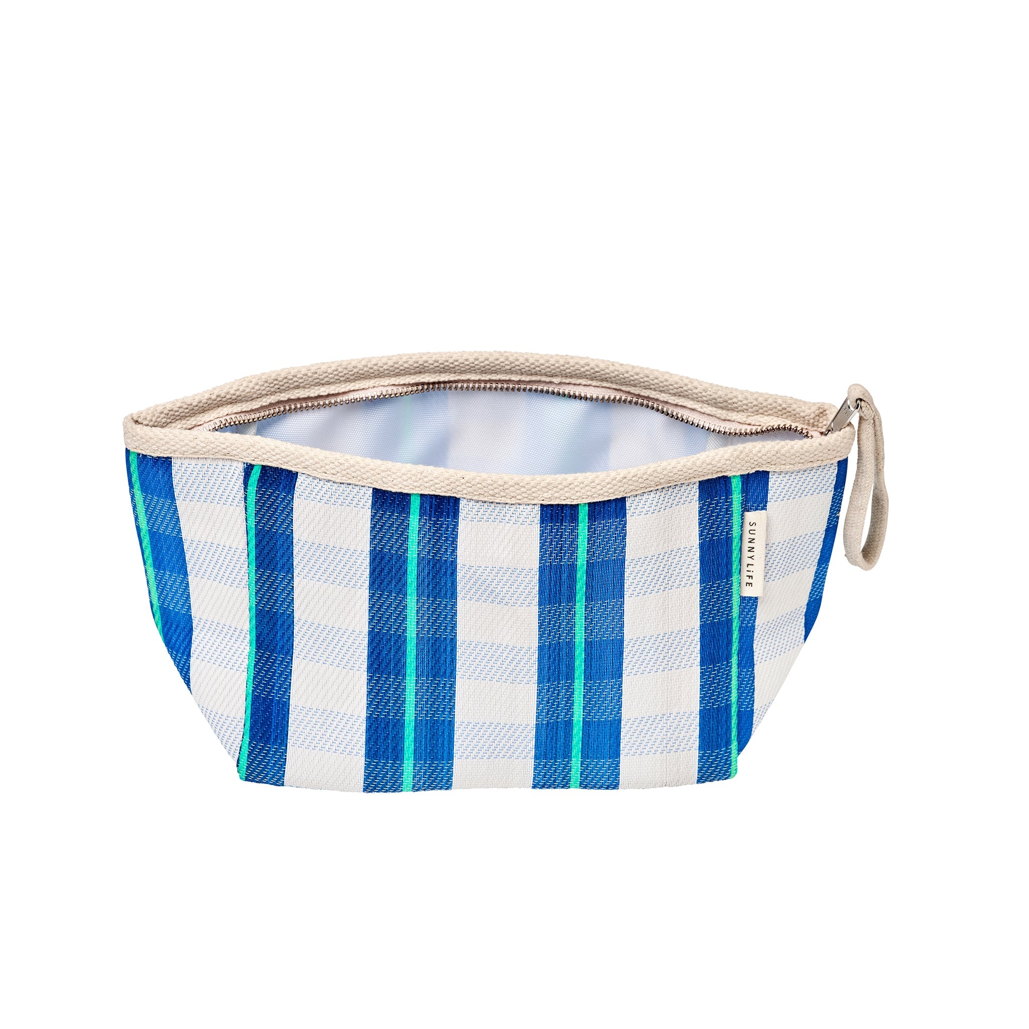 Beach Pouch - La Mer Blue Neon