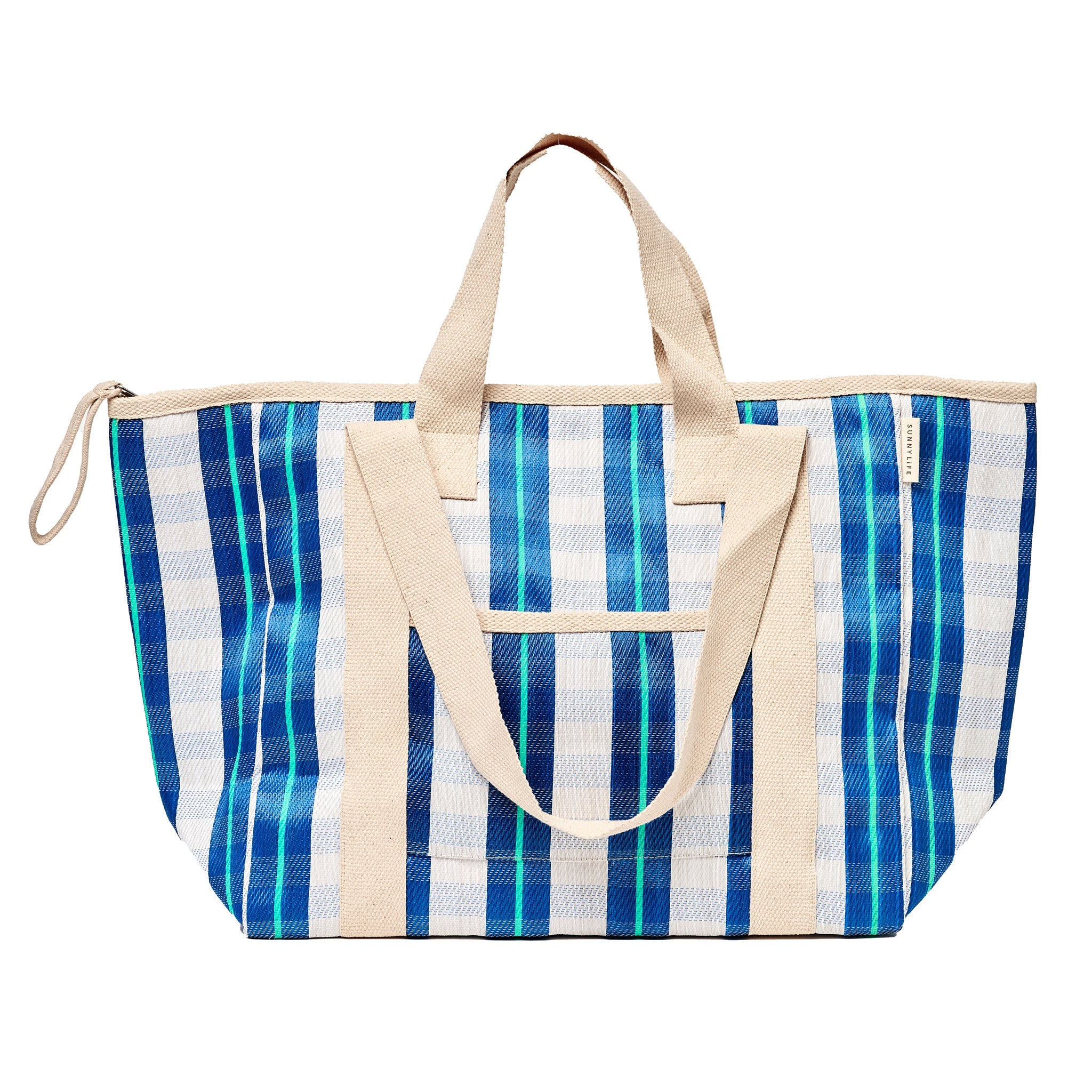 Cooler Tote - La Mer Blue Neon