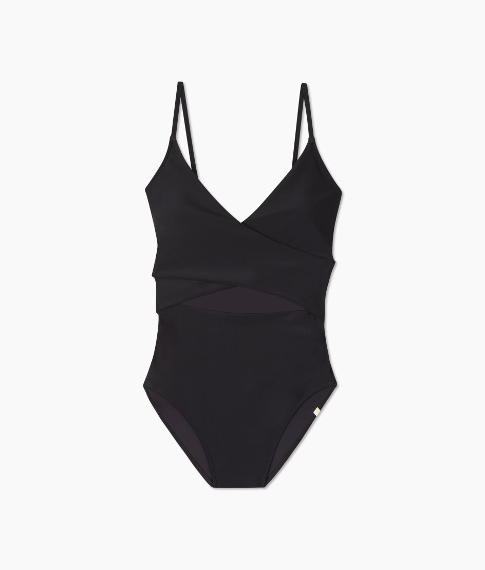 The Long Torso Sea Breeze Cutout One-Piece - Sea Urchin