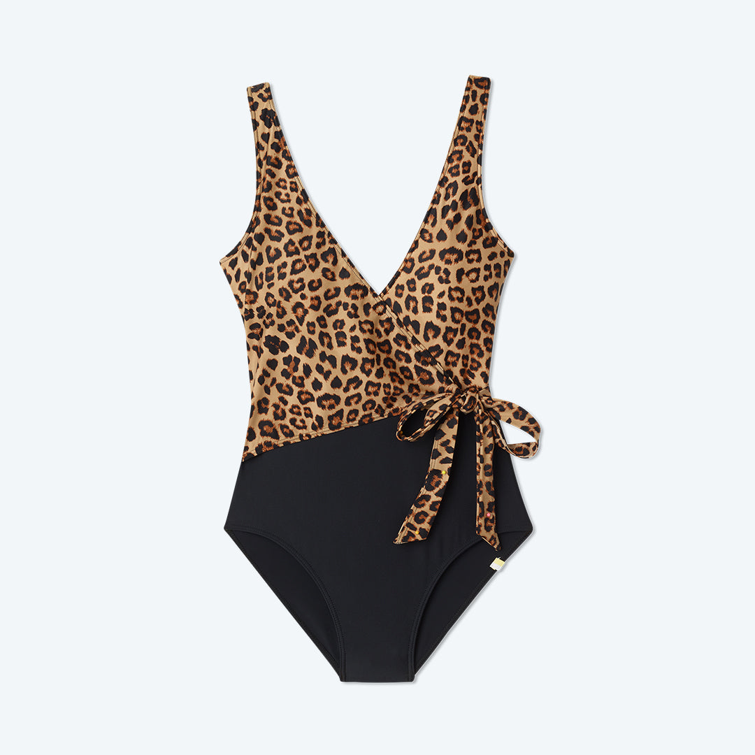 The Perfect Wrap One-Piece - Leopard