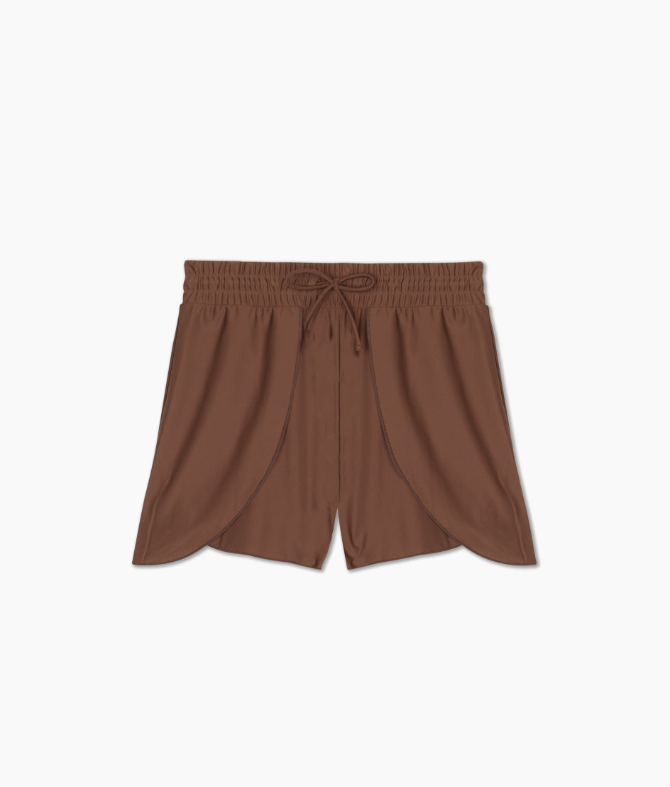 The Sea to Shore Swim Shorts - Mocha