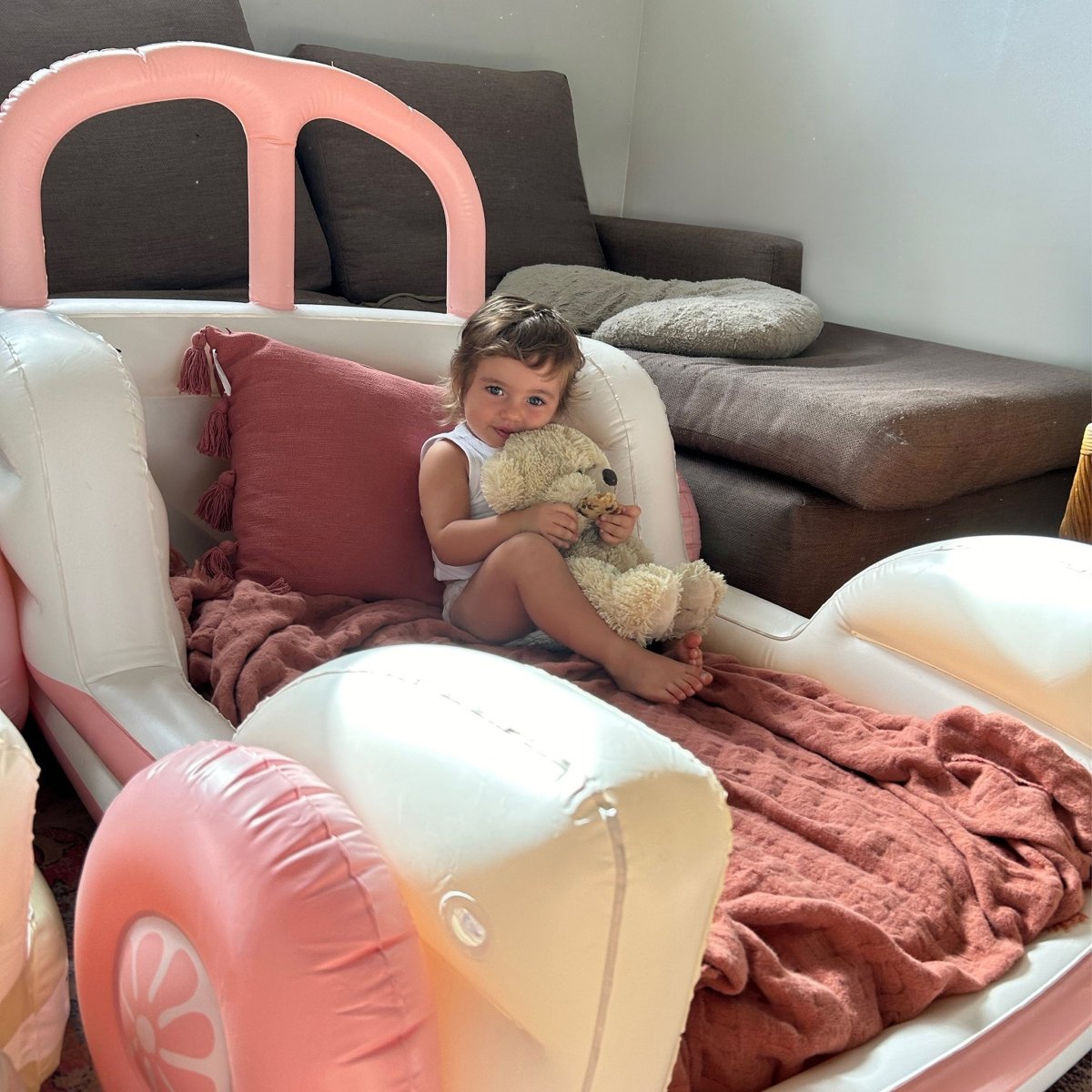 Kids Air Mattress - Summer Van Pink