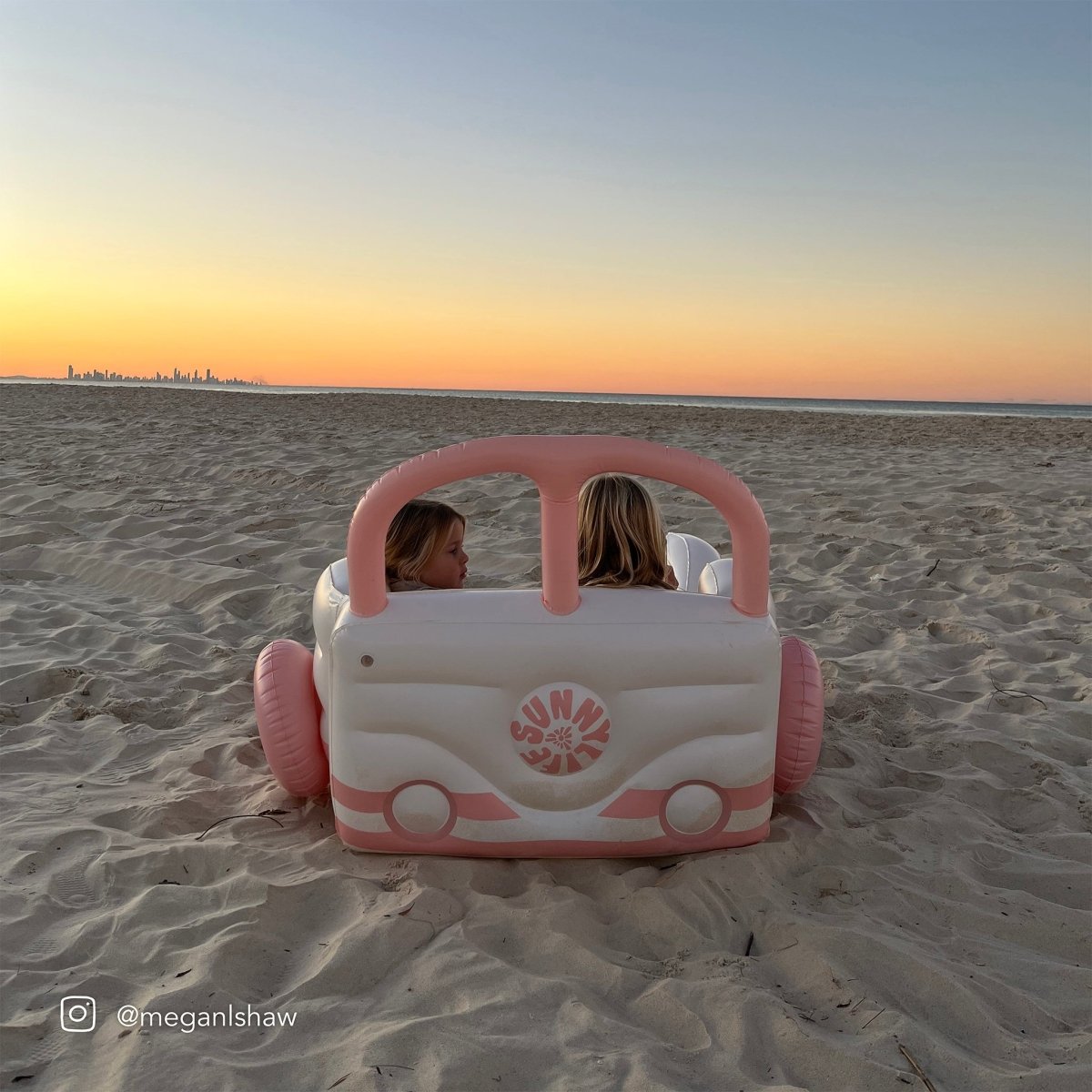 Kids Air Mattress - Summer Van Pink