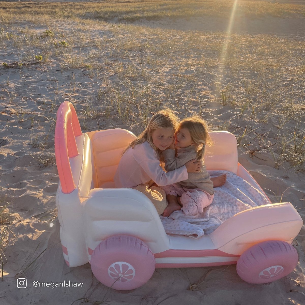 Kids Air Mattress - Summer Van Pink