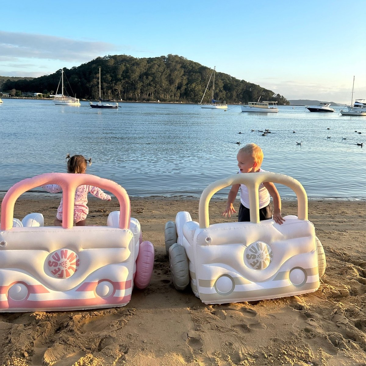 Kids Air Mattress - Summer Van Pink