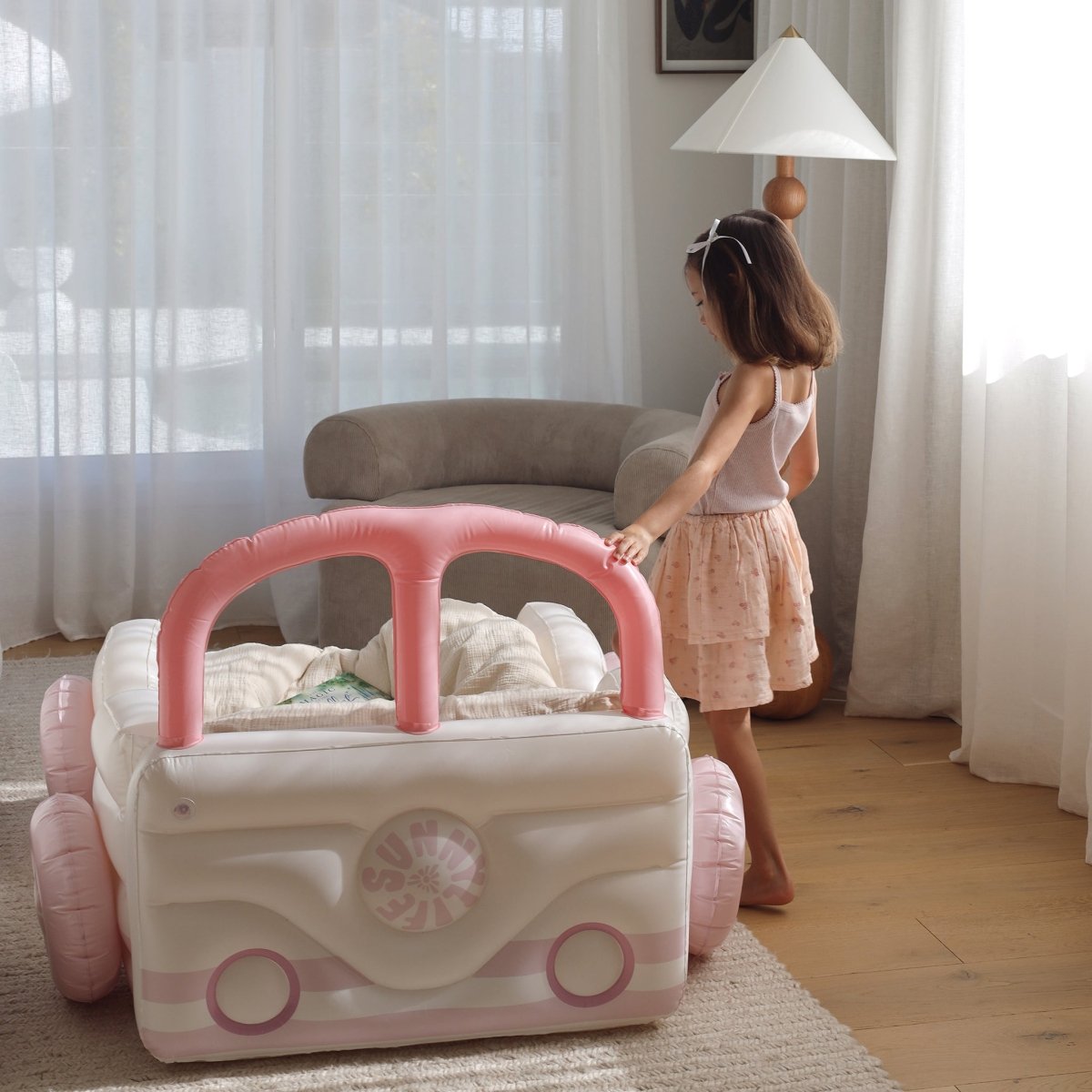 Kids Air Mattress - Summer Van Pink