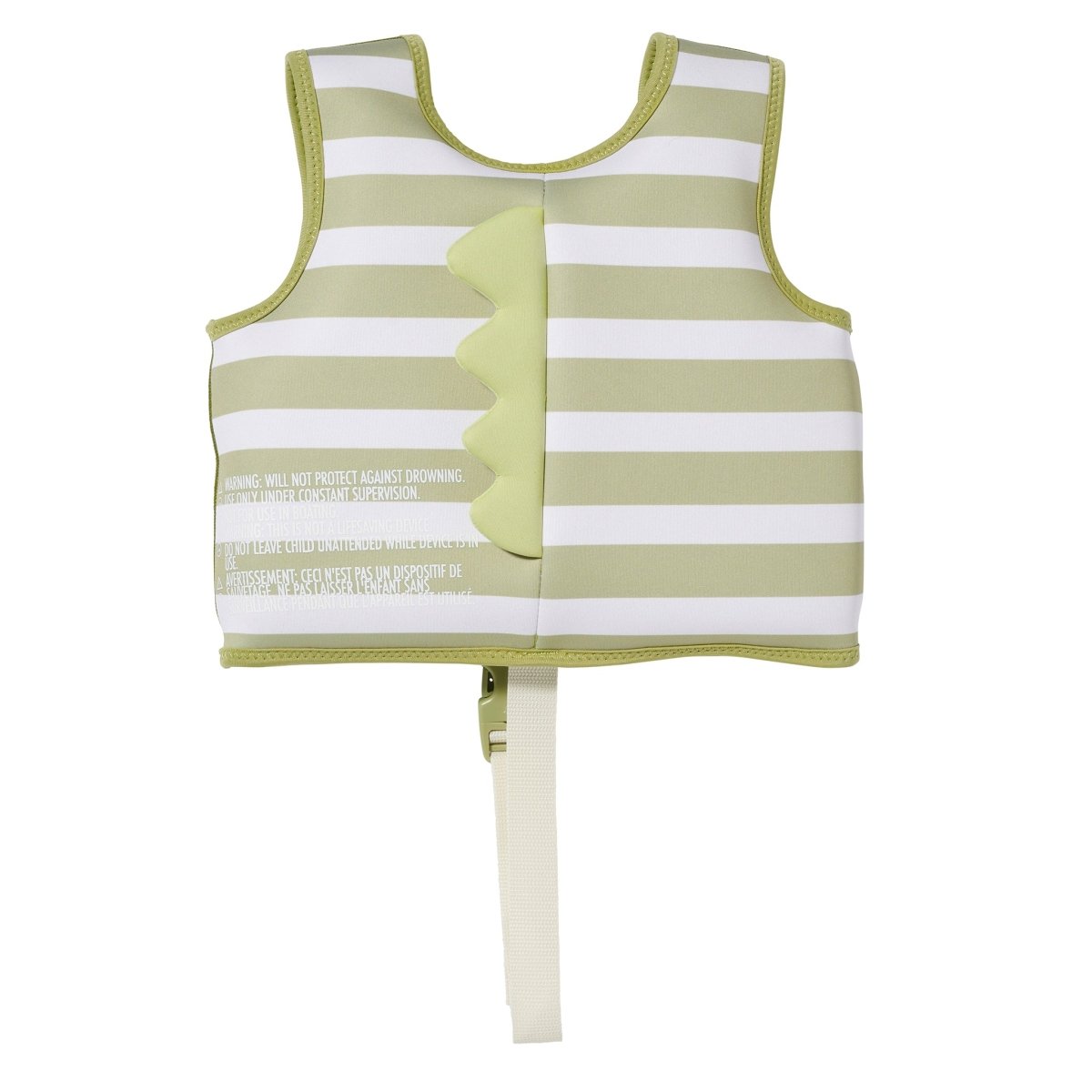 Kids Swim Vest 1-2 - Into the Wild Green Stripe