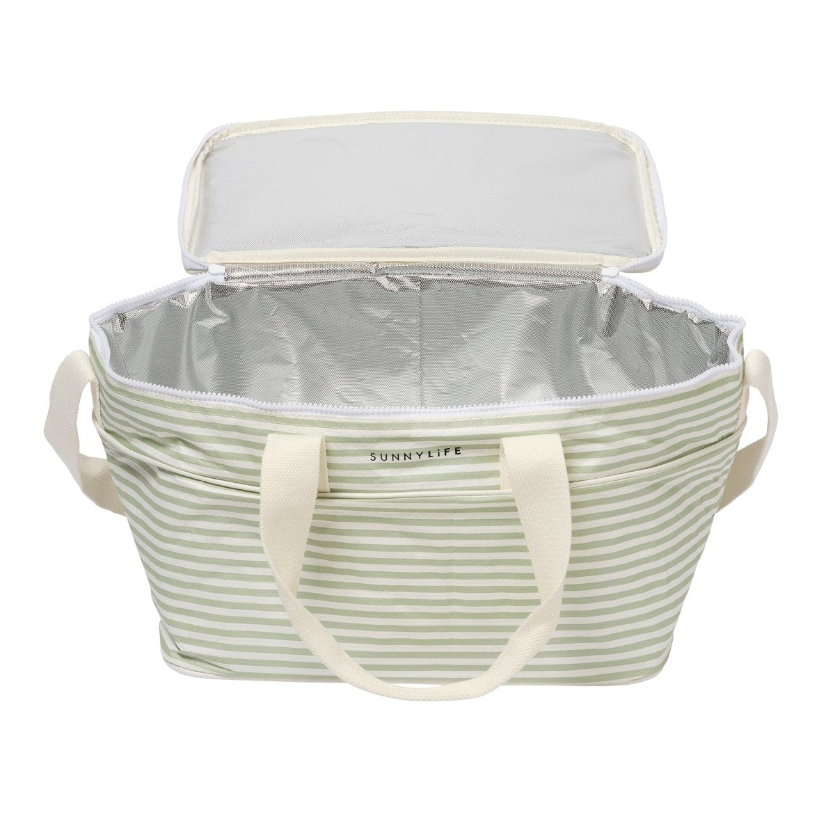 Light Cooler Bag - La Palma Sage Stripe
