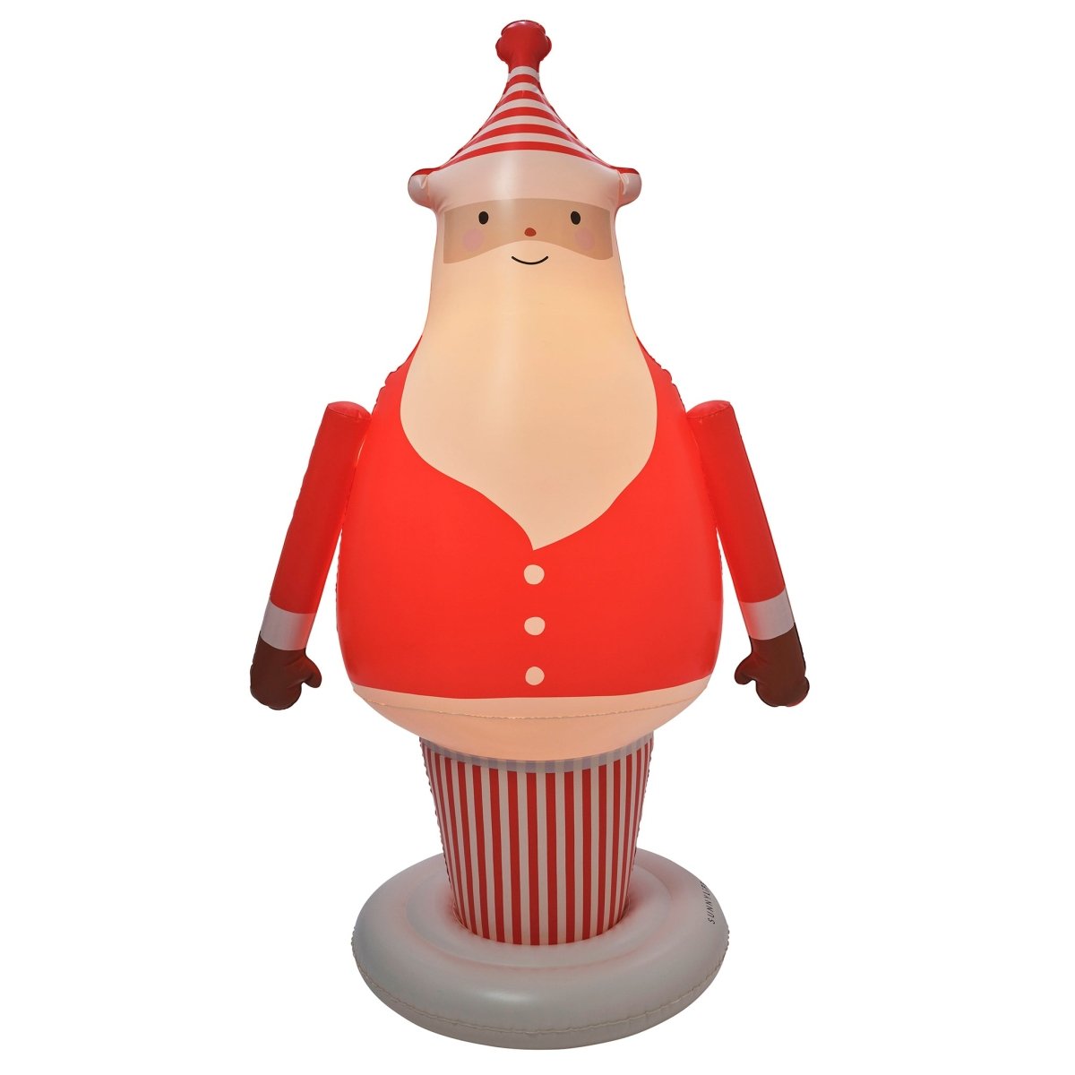 Light Up Inflatable Christmas Standing Santa Character