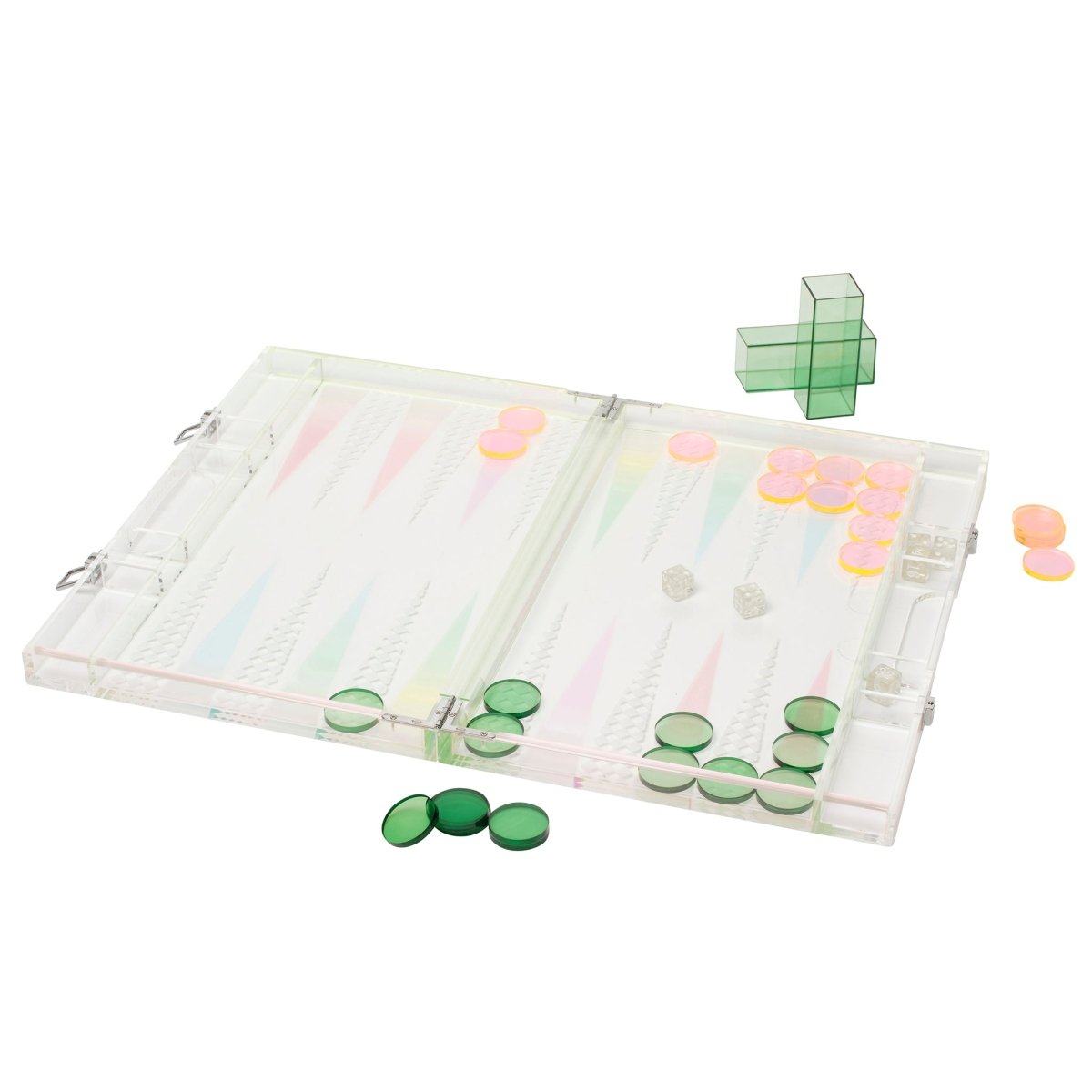 Lucite Backgammon - Ombre