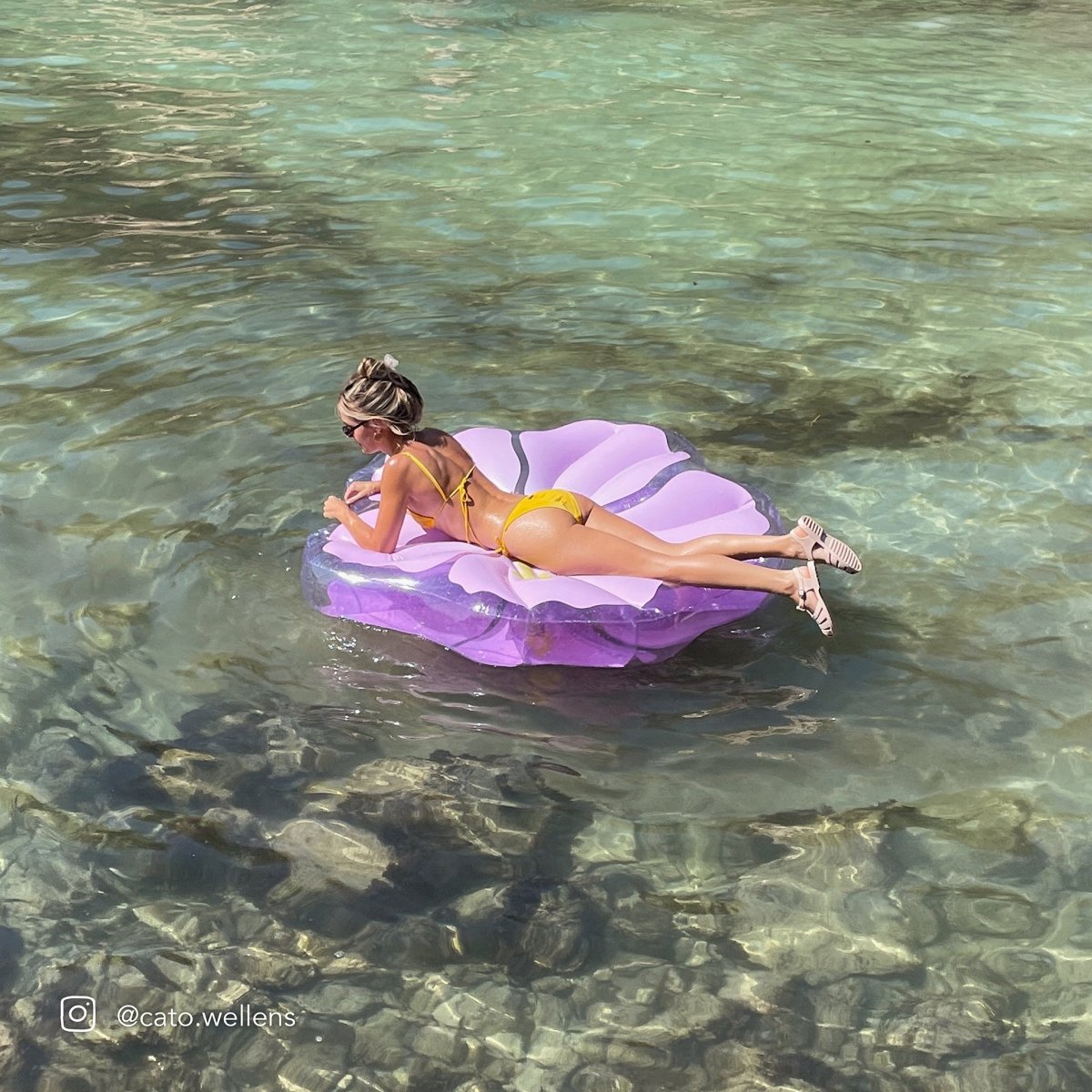Luxe Lie-On Float - Hibiscus Purple