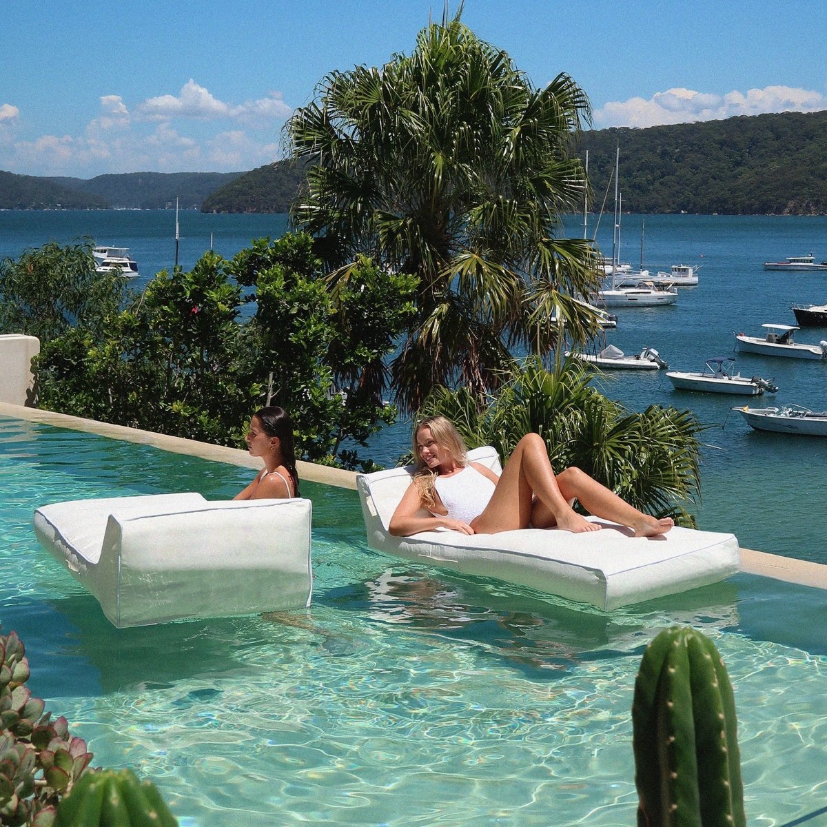 Luxe Lie-On Lounger - Casa Cream