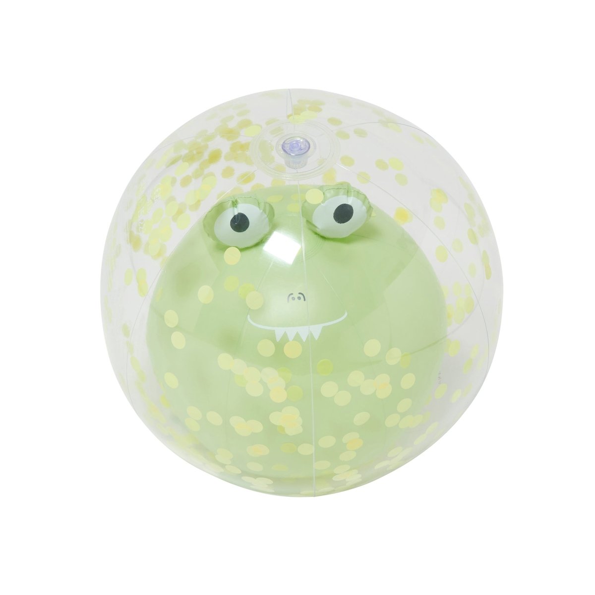 3D Inflatable Beach Ball - Cookie the Croc Green