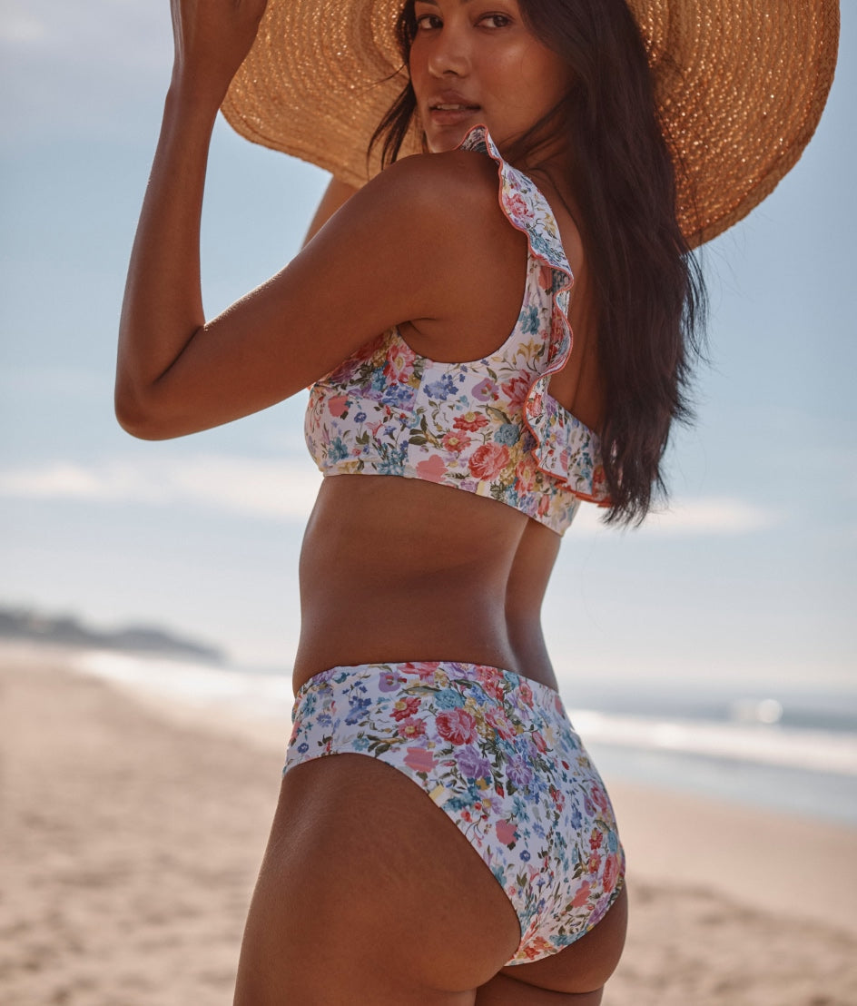 The Classic Mid-Rise Bikini Bottom - Bouquet Parade