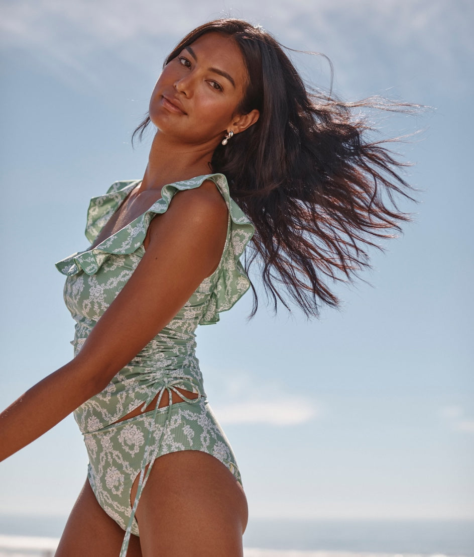 The Ruffle Starboard Tankini - Garland Hampers
