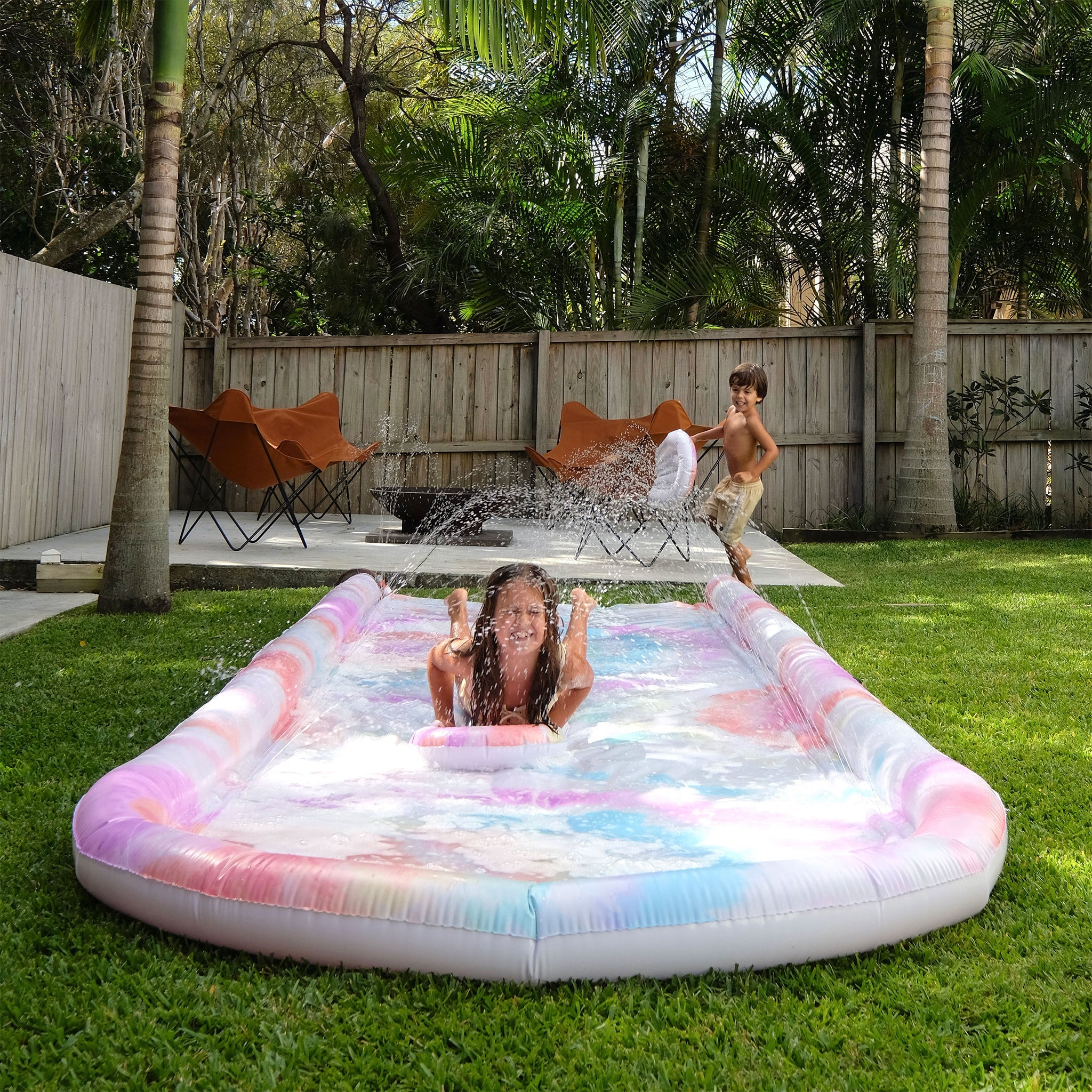 Slip, Slide and Body Board Set - Tie Dye