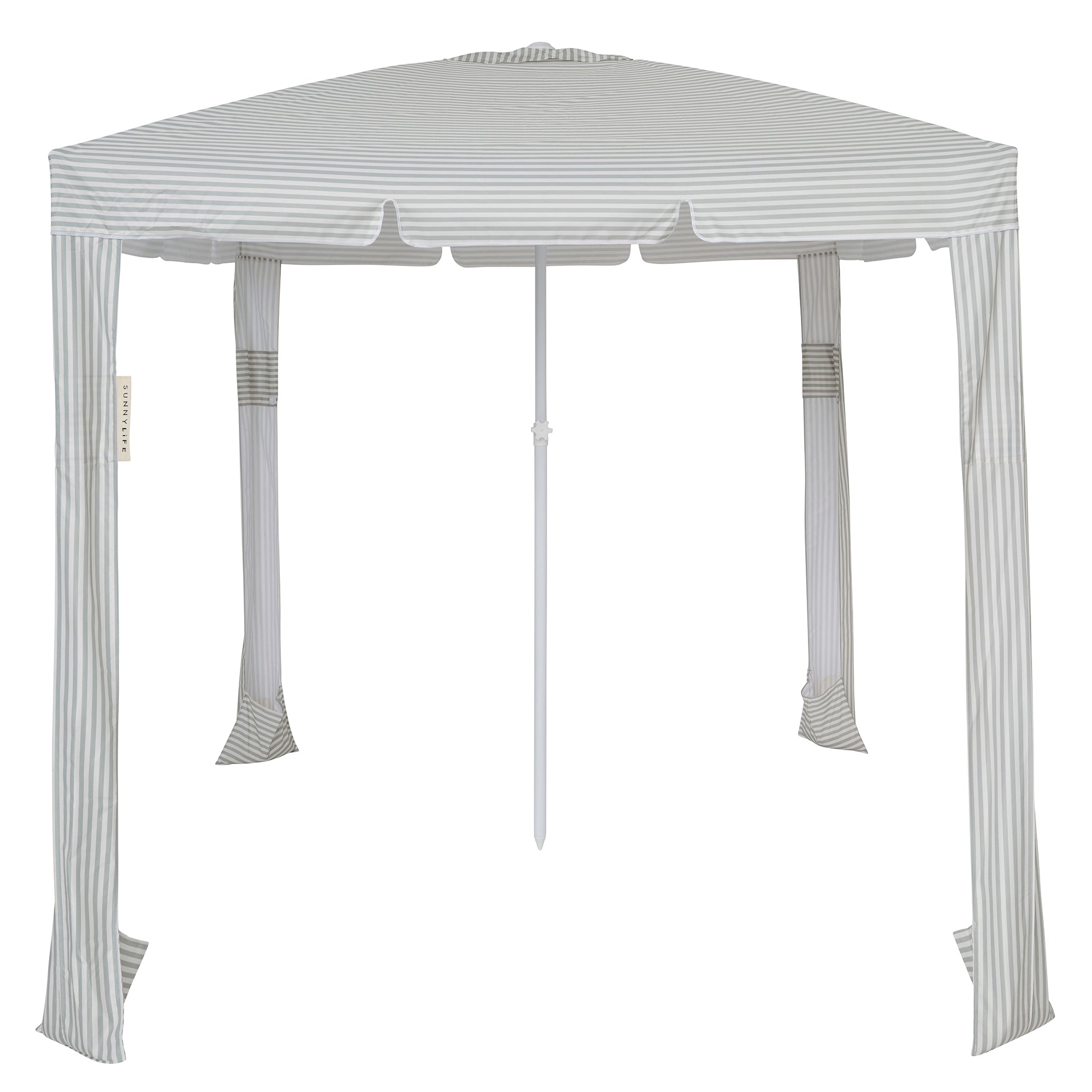 Beach Cabana - Sea Sage Stripe