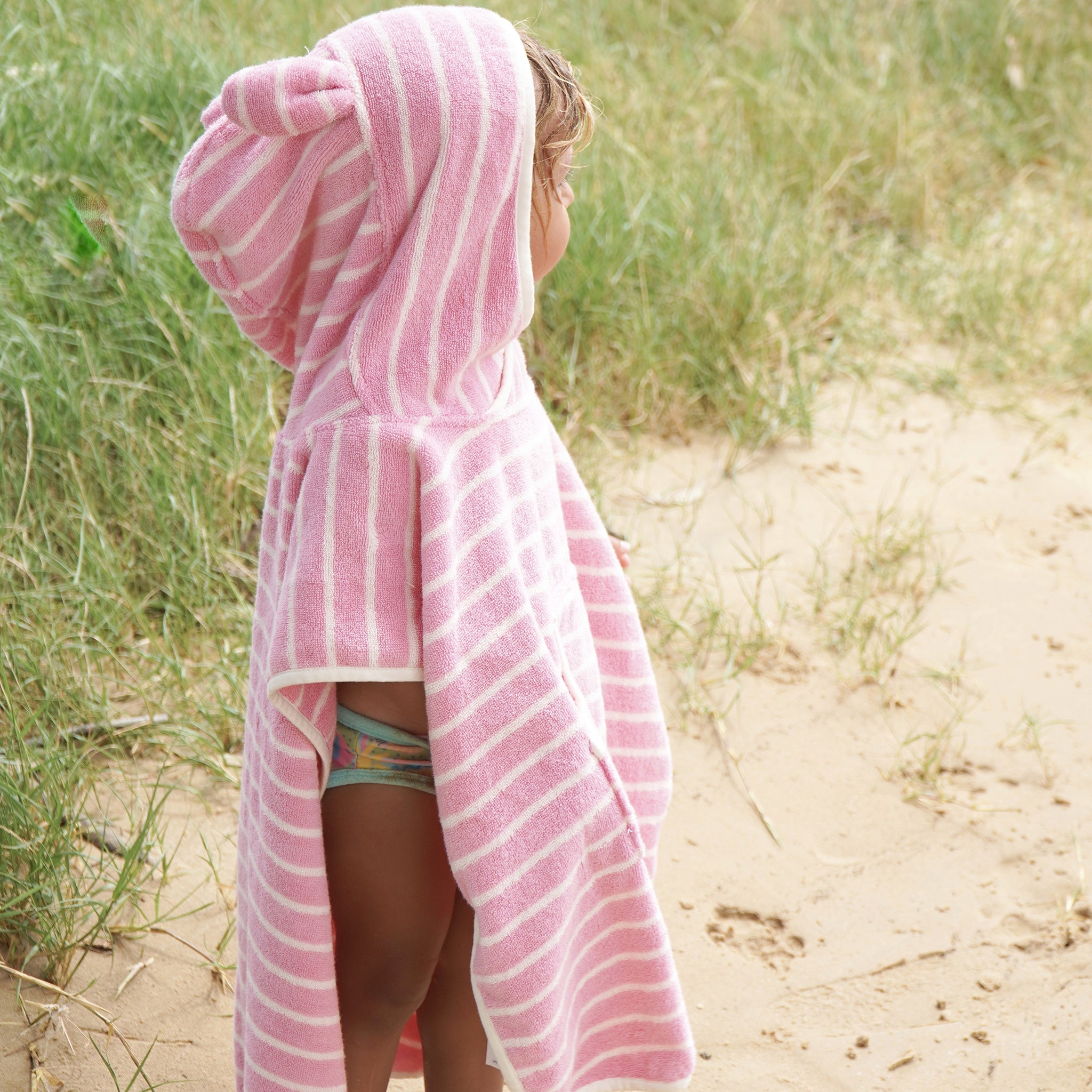 Kids Character Hooded Towel - Cotton Candy