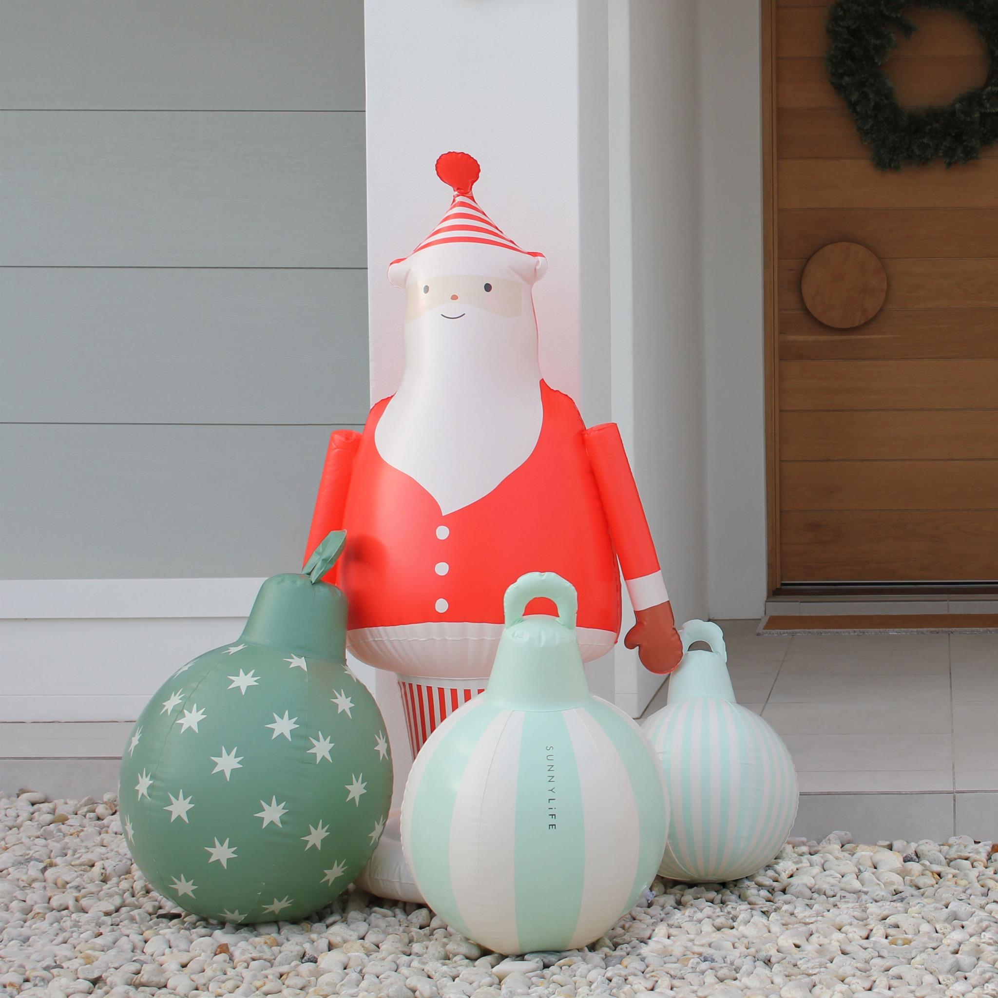 Light Up Inflatable Christmas Standing Santa Character