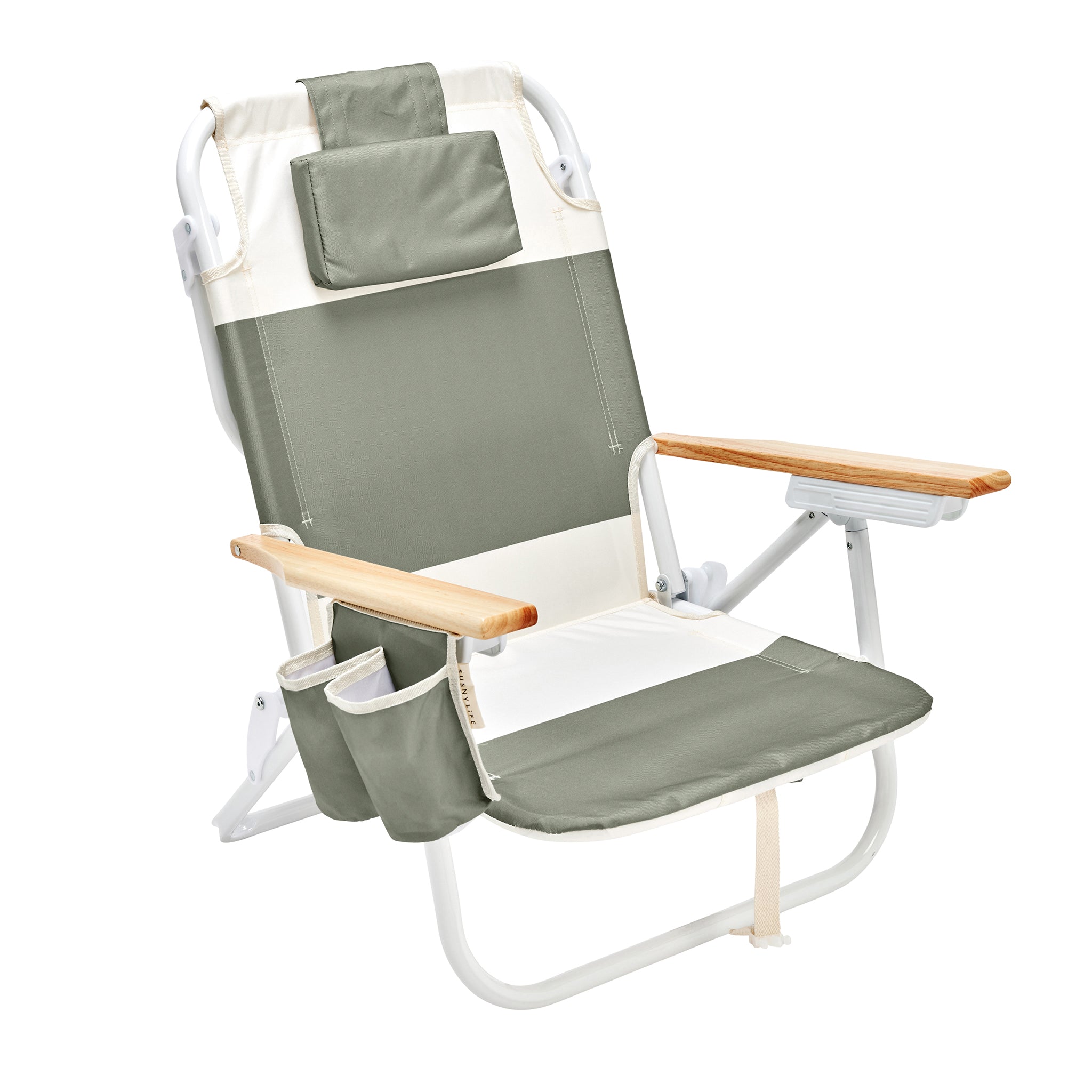 Beach Chair Deluxe - Seagrass Block