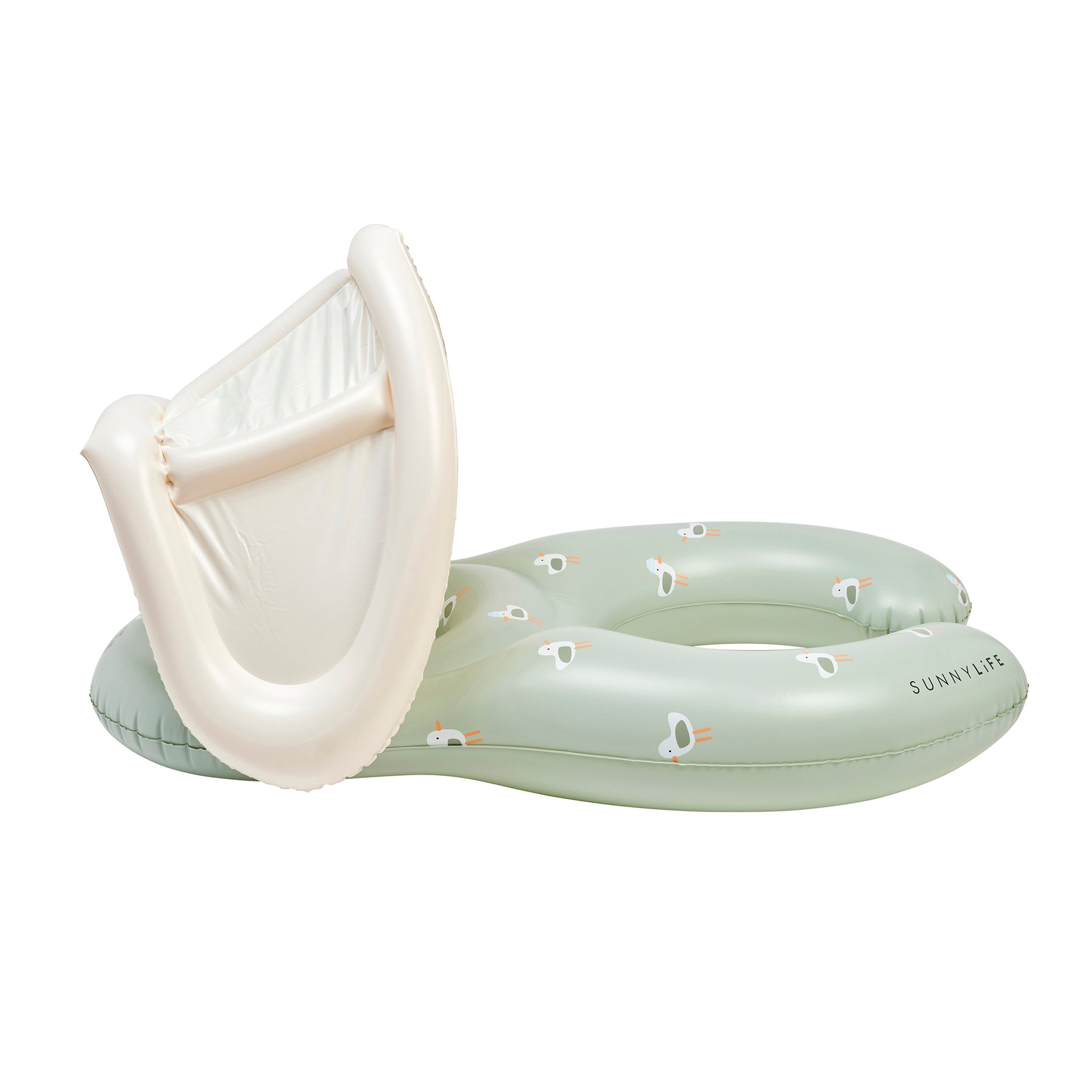 Float Together Baby Seat - Sammy the Seagull Green
