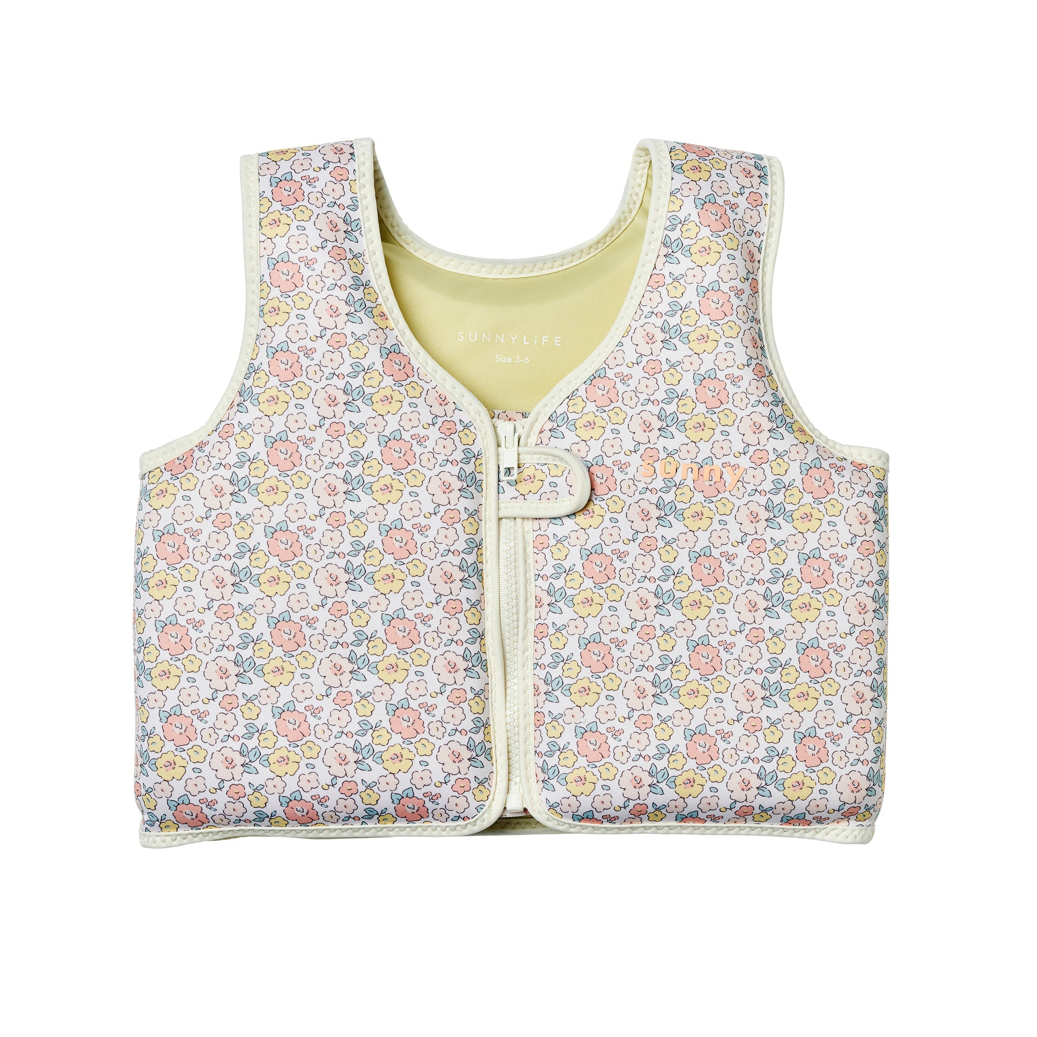 Swim Vest 3-6 - Into the Garden Ditsy Floral