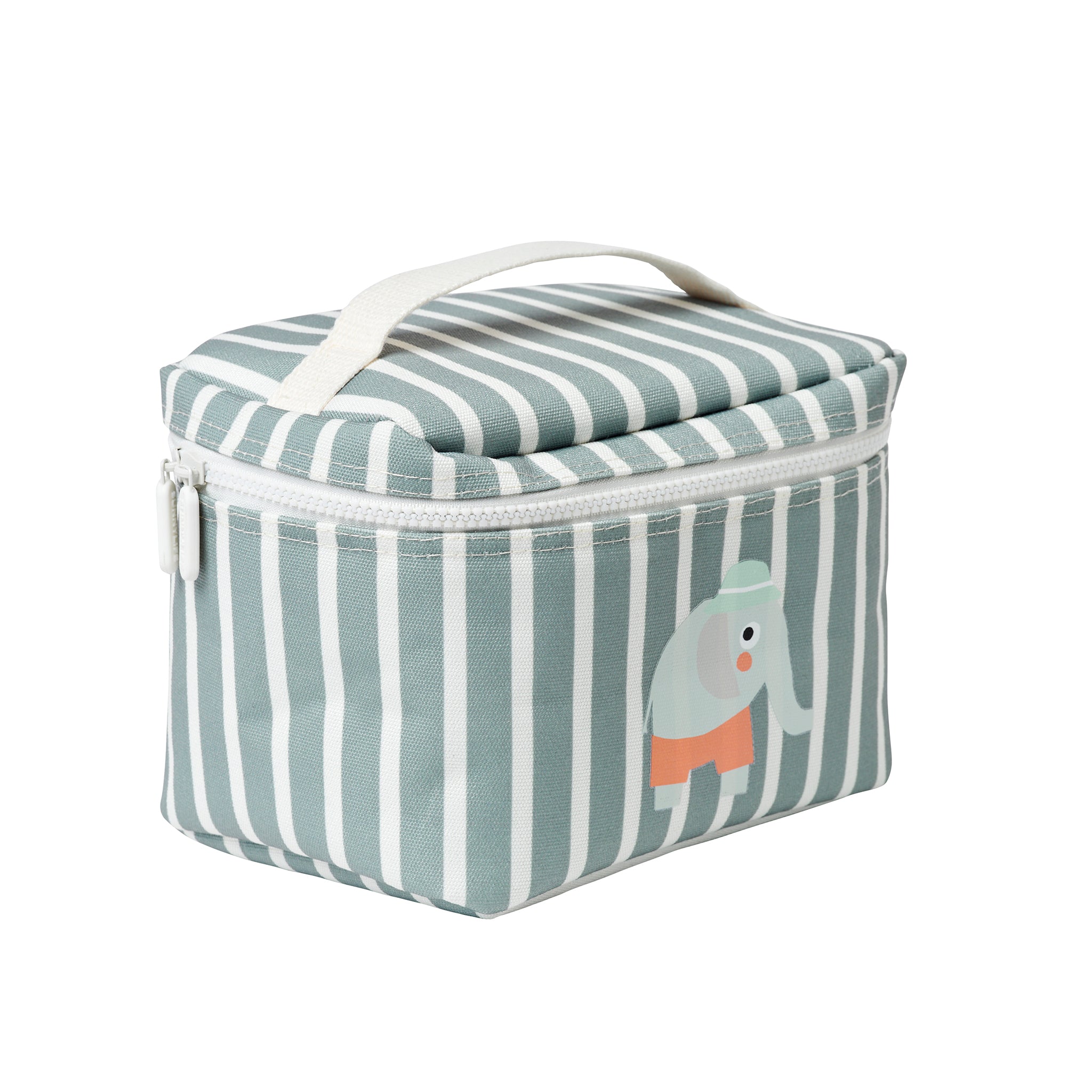 Kids Lunch Bag - Eli the Elephant Green