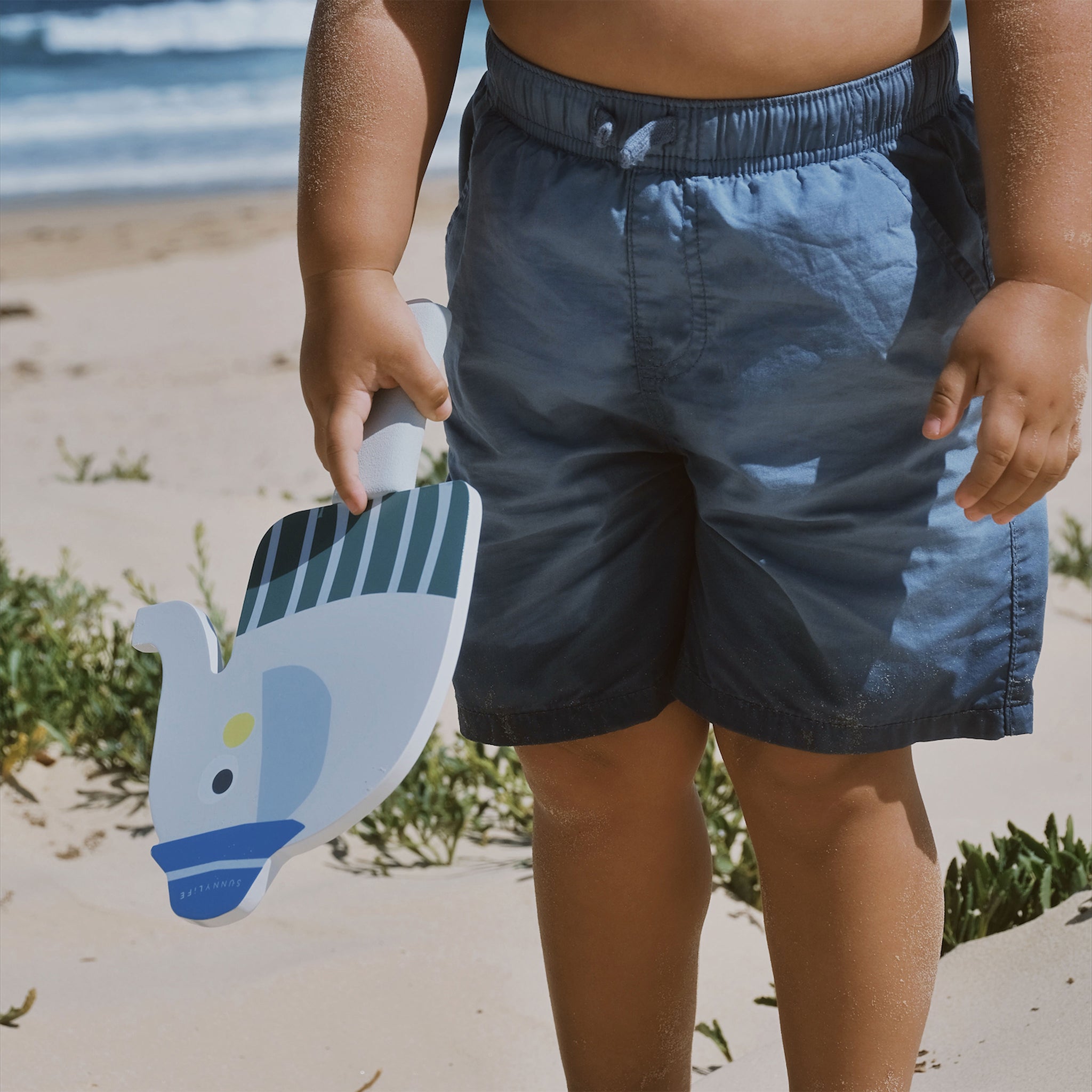 Kids Velcro Beach Bats - Eli the Elephant Multi