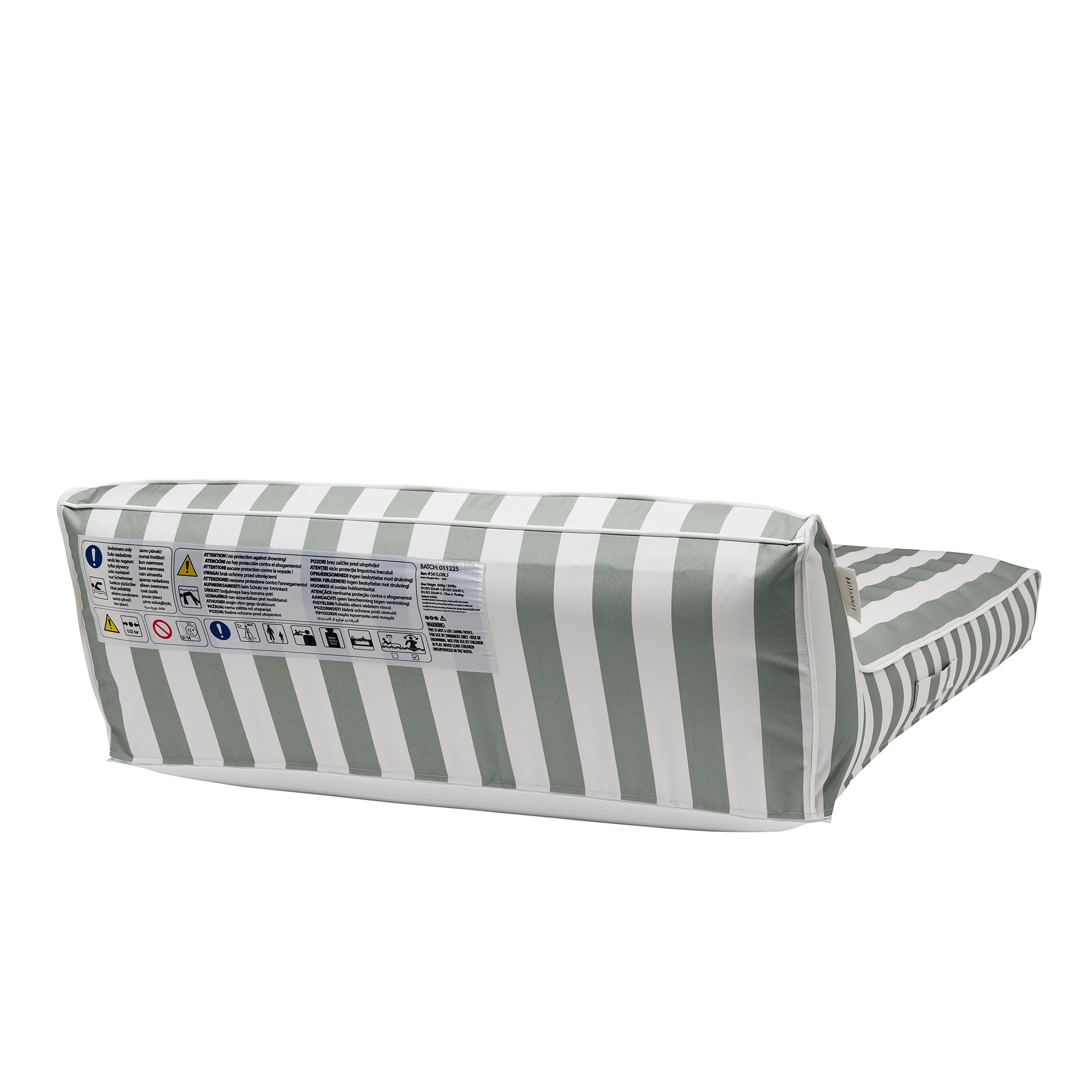 Luxe Double Lounger - Seagrass Stripe