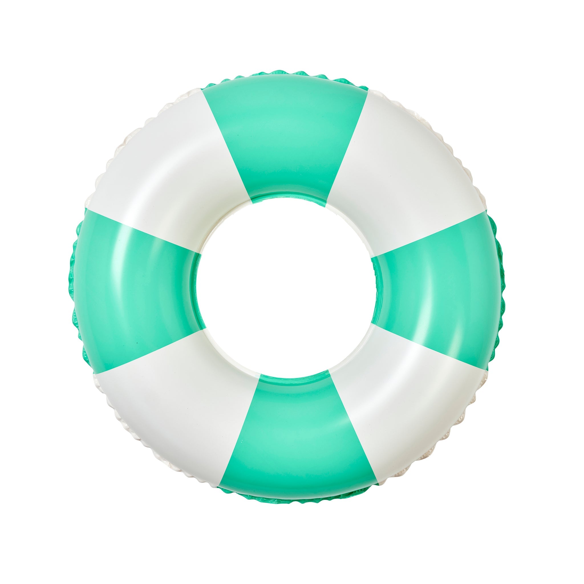 Mini Tube Pool Ring - Green Stripe