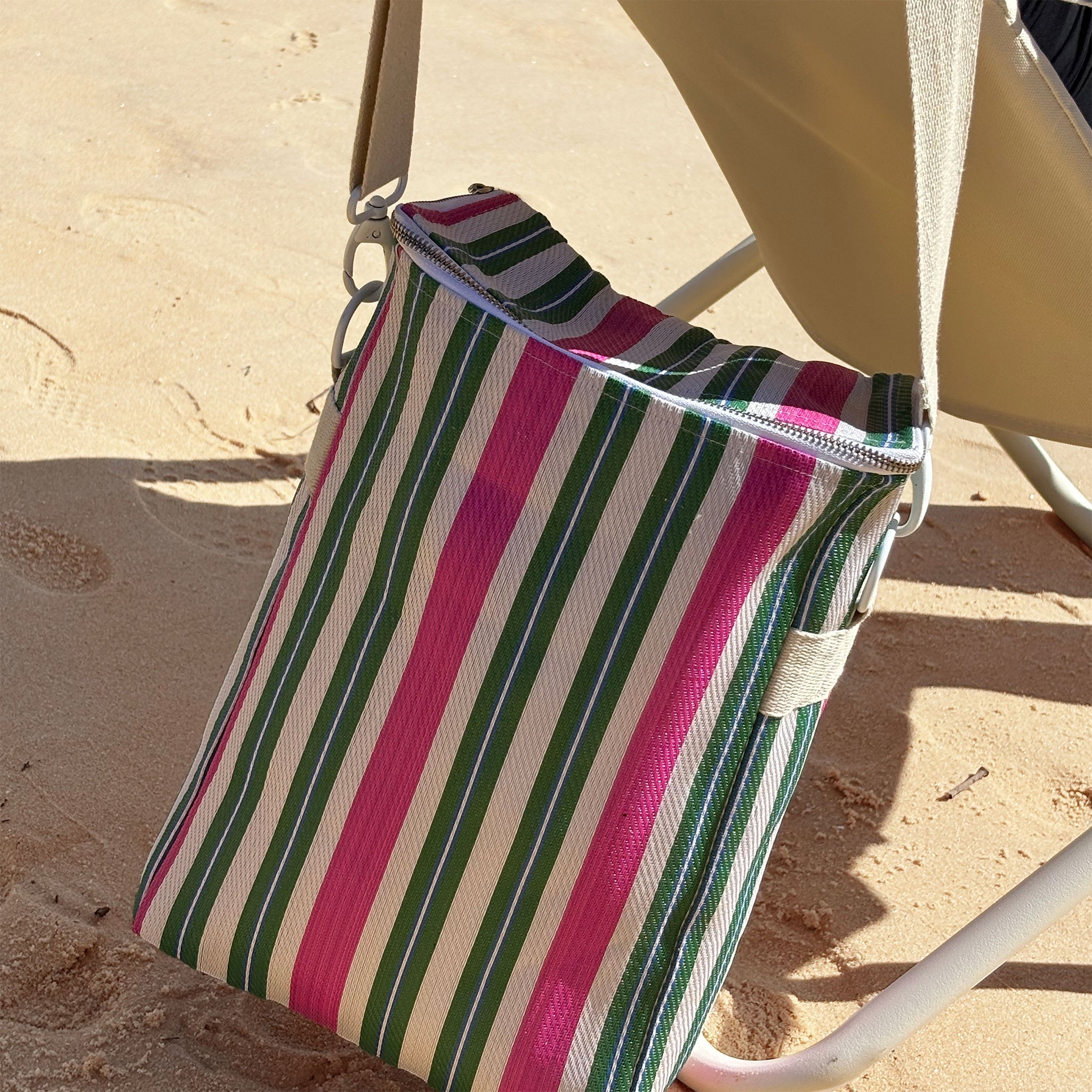 Cooler Drinks Bag - Seagrass Green Multi