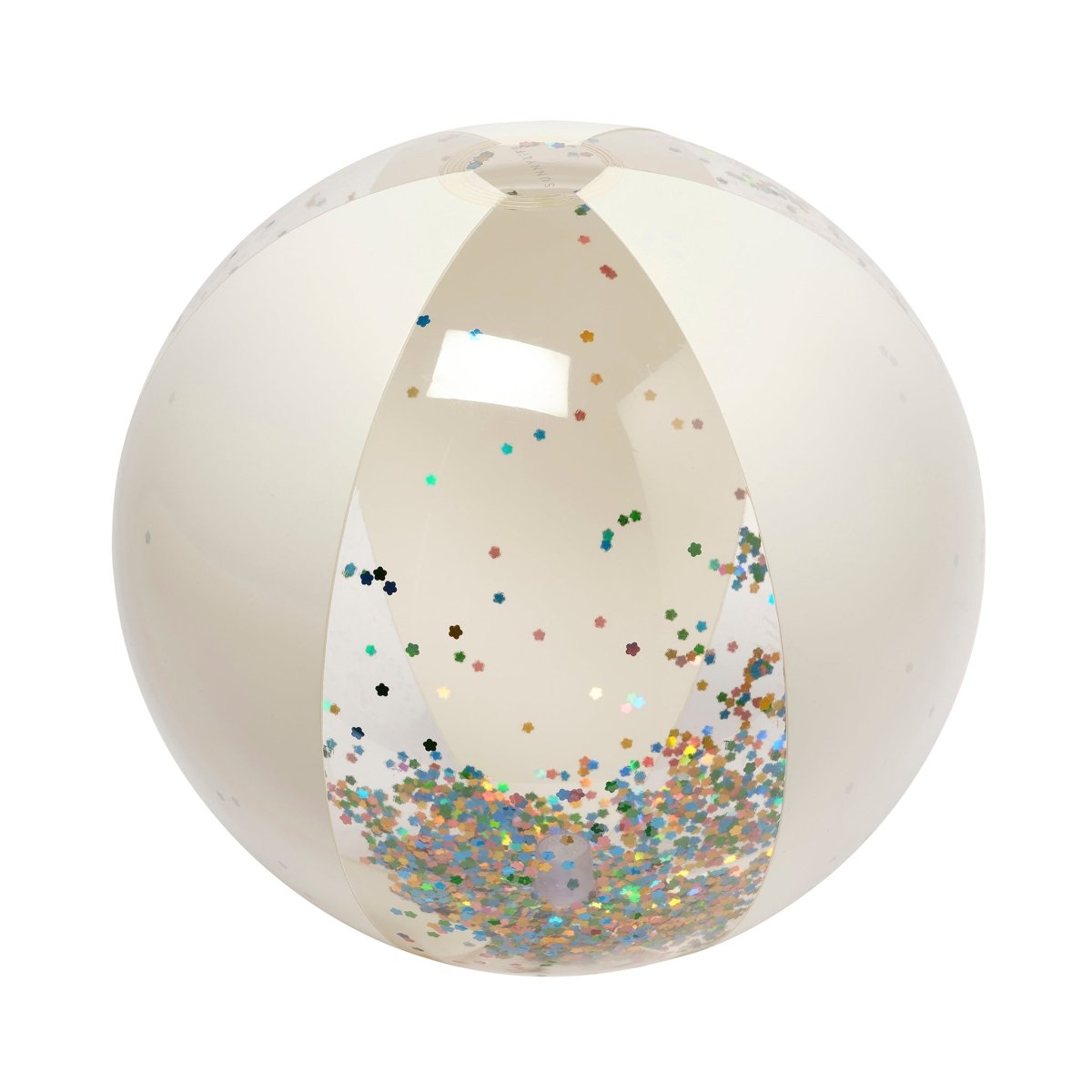 Inflatable Beach Ball - Cotton Candy Glitter