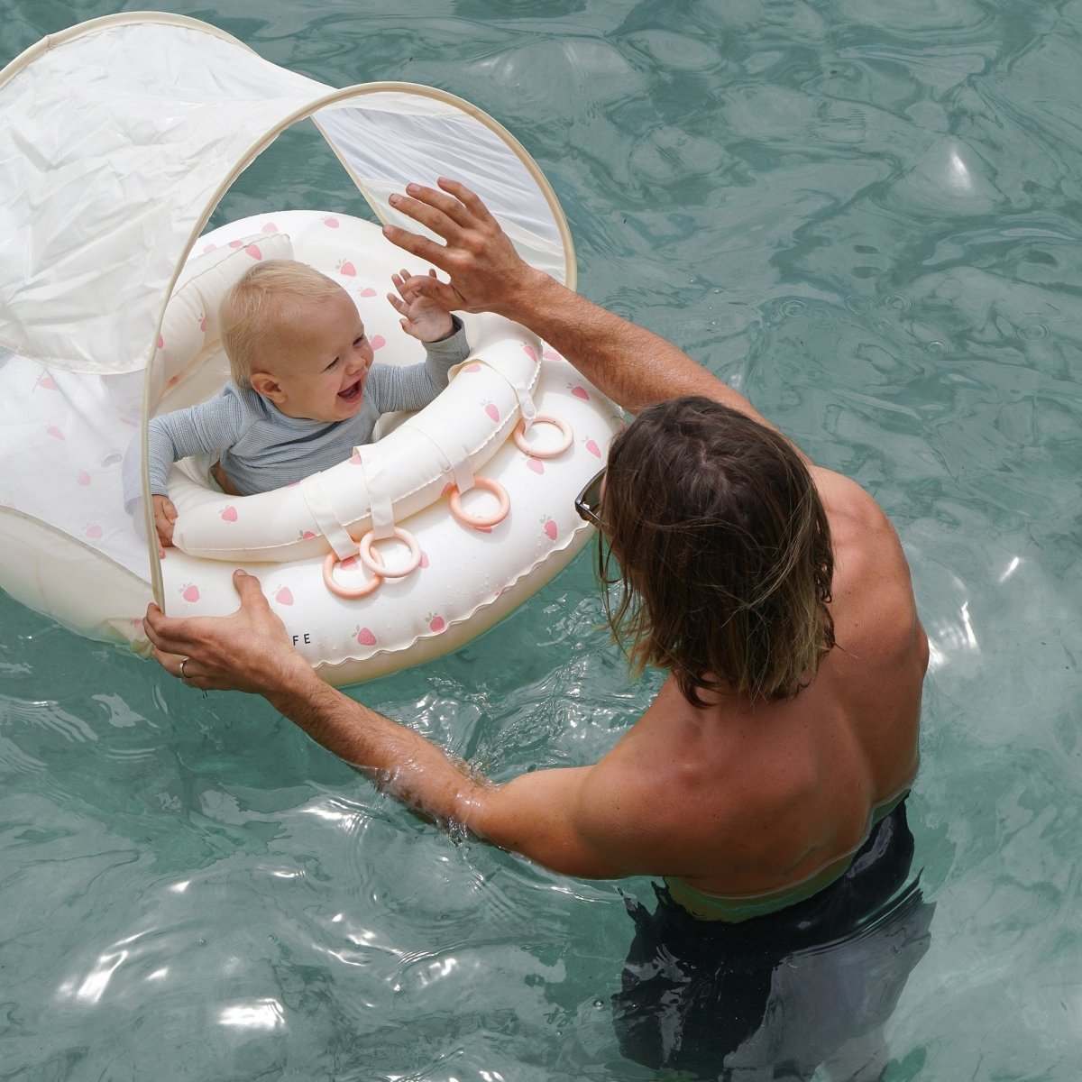 Interactive Baby Float - Strawberry Sunshine Pink