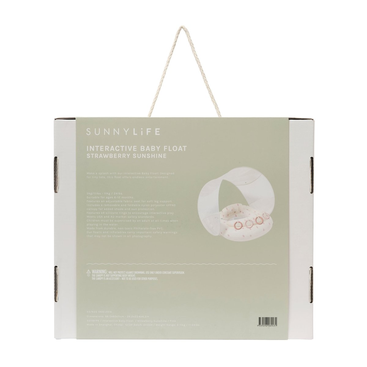 Interactive Baby Float - Strawberry Sunshine Pink