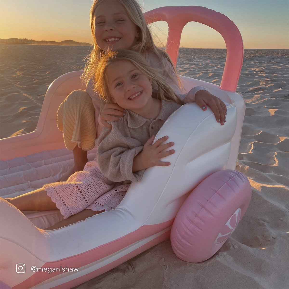 Kids Air Mattress - Summer Van Pink