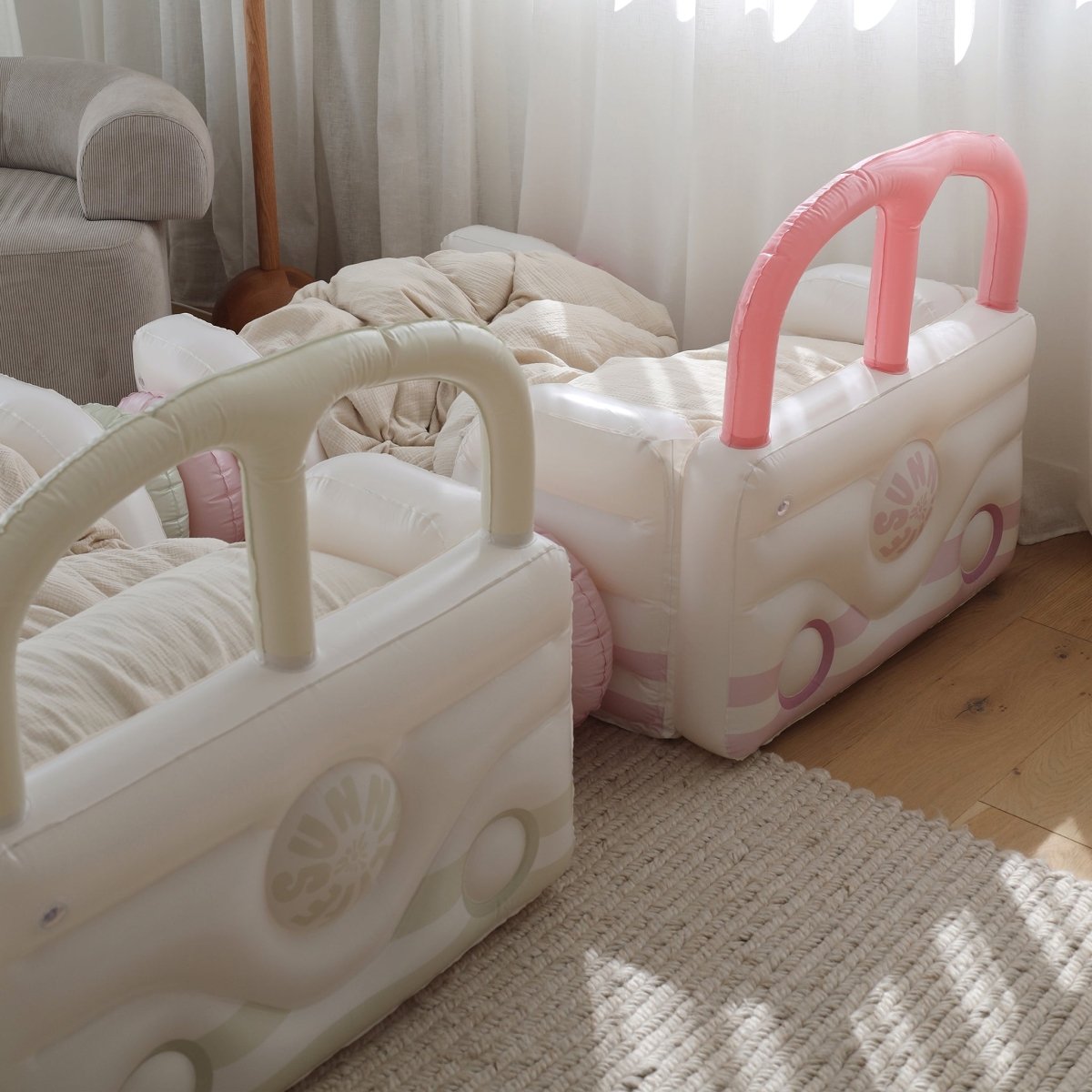 Kids Air Mattress - Summer Van Pink